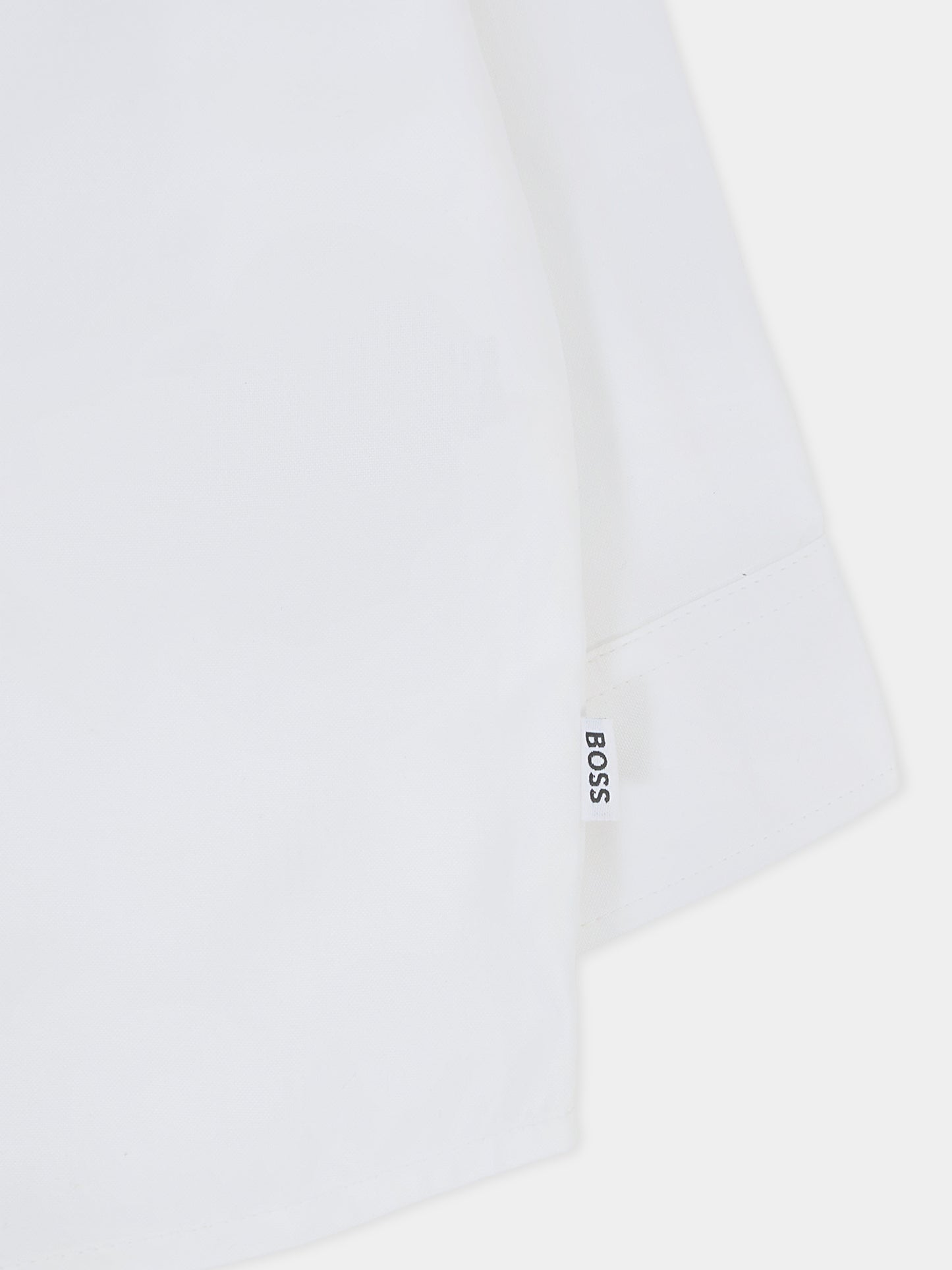 Camicia bianca per neonato con logo bianco,Boss,J52681 10P