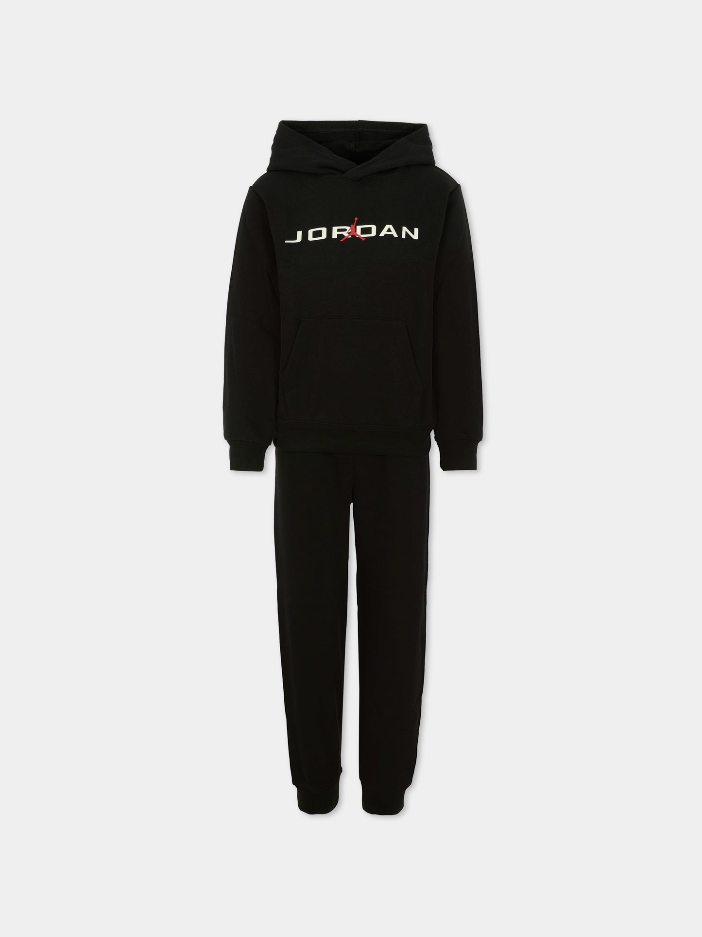 Completo nero per bambino con logo e jumpman,Jordan,85F270 023