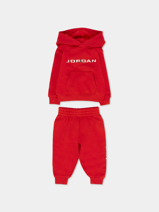 Completo rosso per neonato con jumpman,Jordan,65F270 R78
