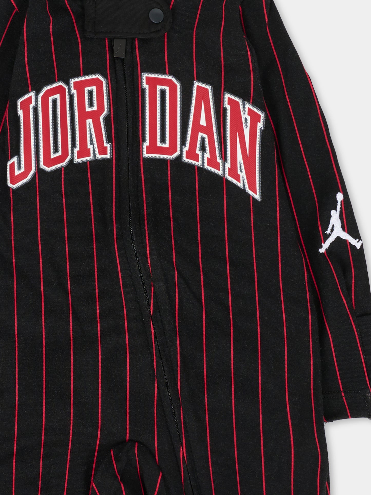 Tutina nera per neonato con logo,Jordan,55F178 023