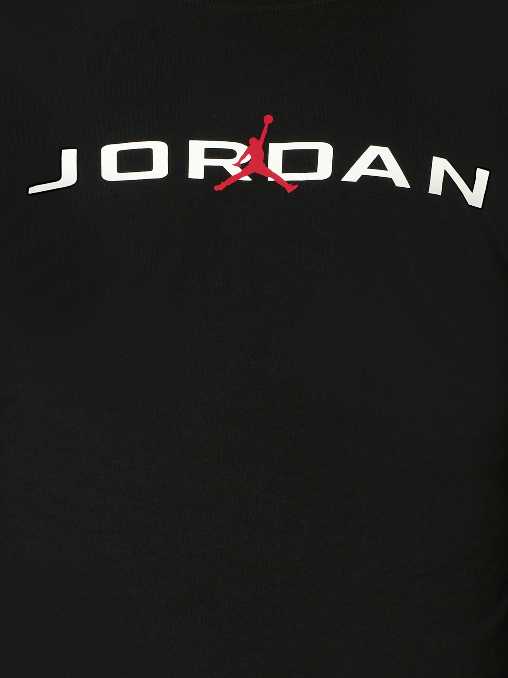 T-shirt nera per bambino con logo e jumpman,Jordan,95D668 023