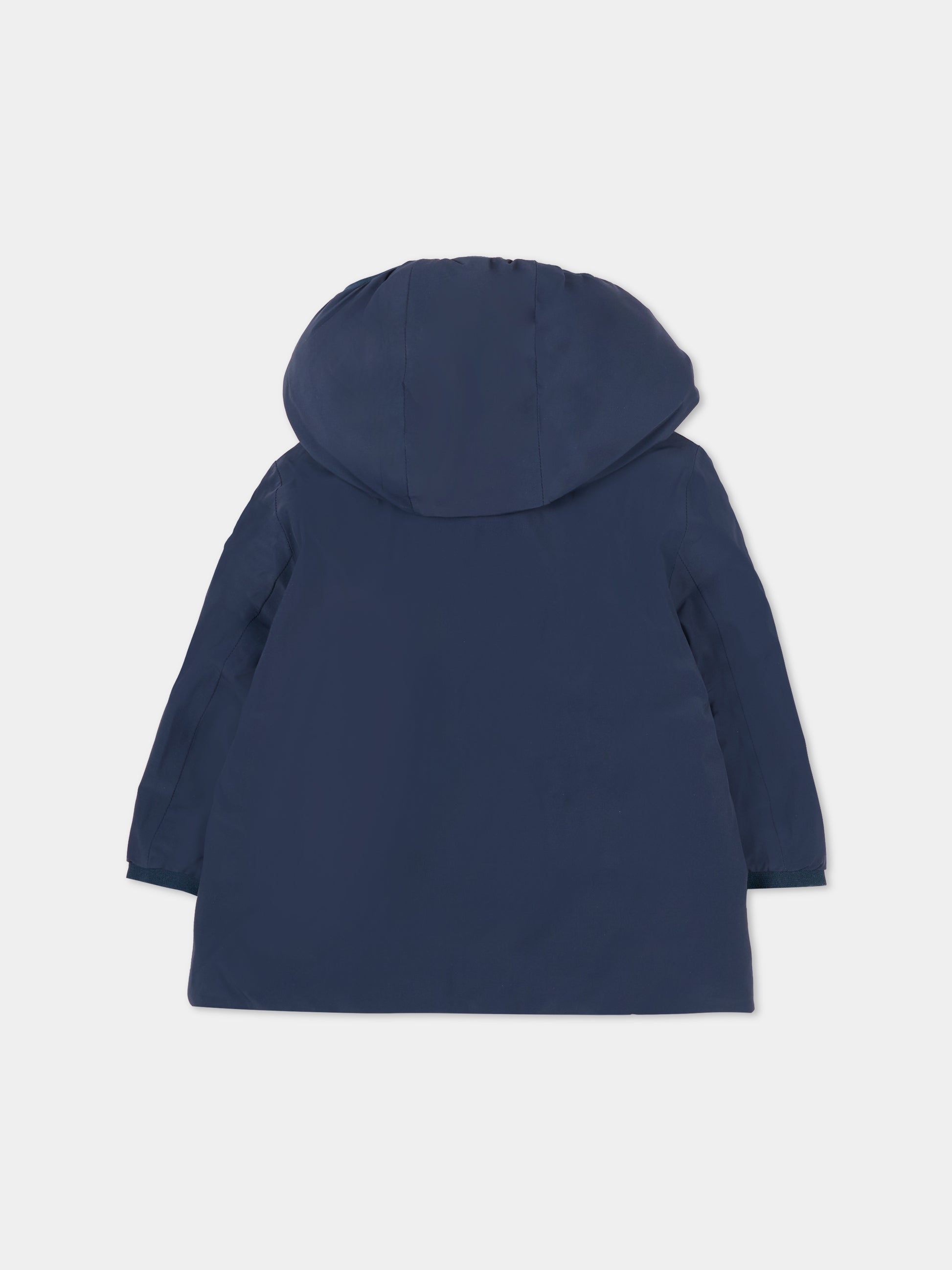 Piumino reversibile Jack St Warm blu per neonato con logo,K-way,K71338W B3F