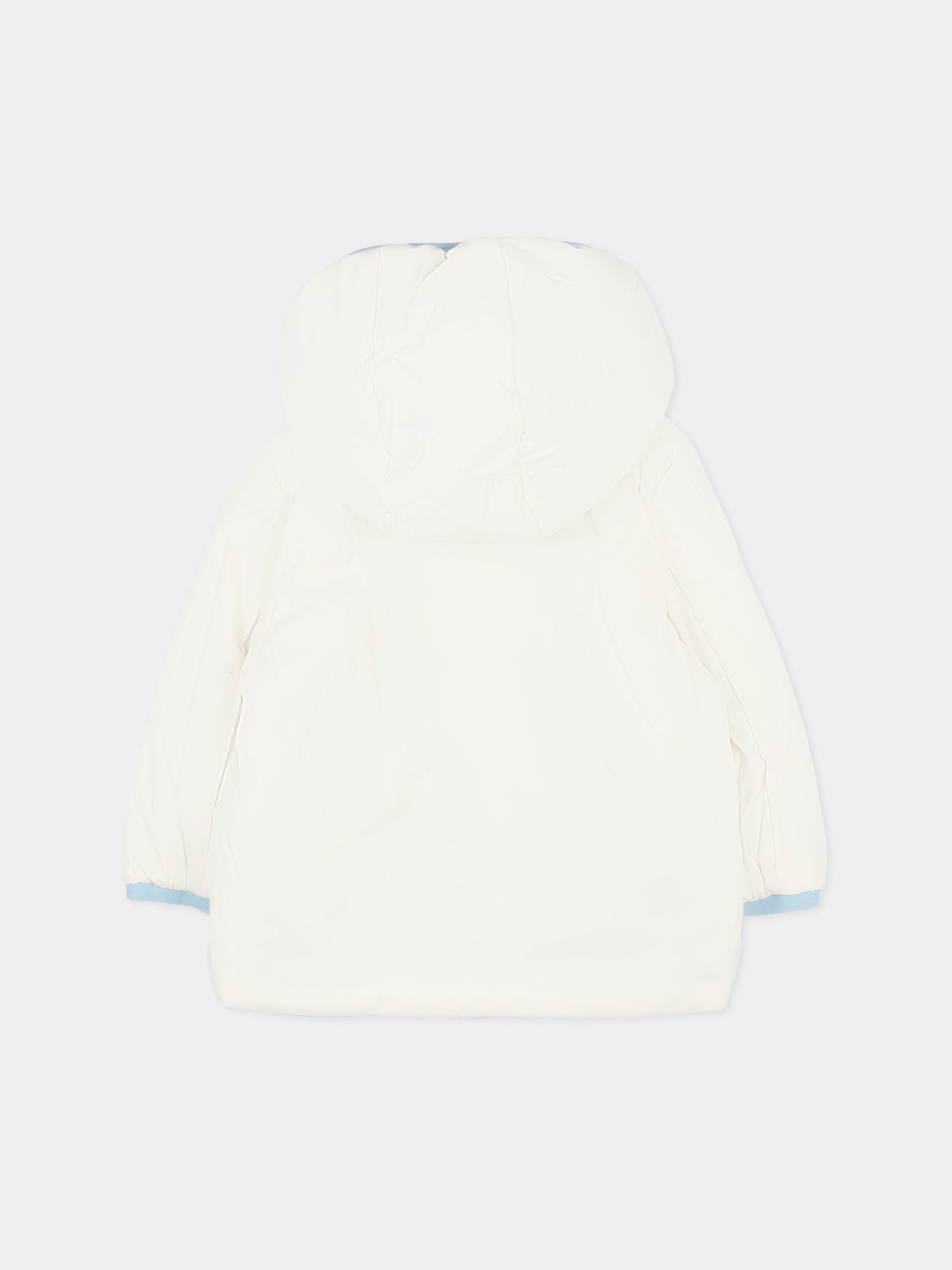 Piumino reversibile Jack St Warm celeste per neonato con logo,K-way,K71338W BBF