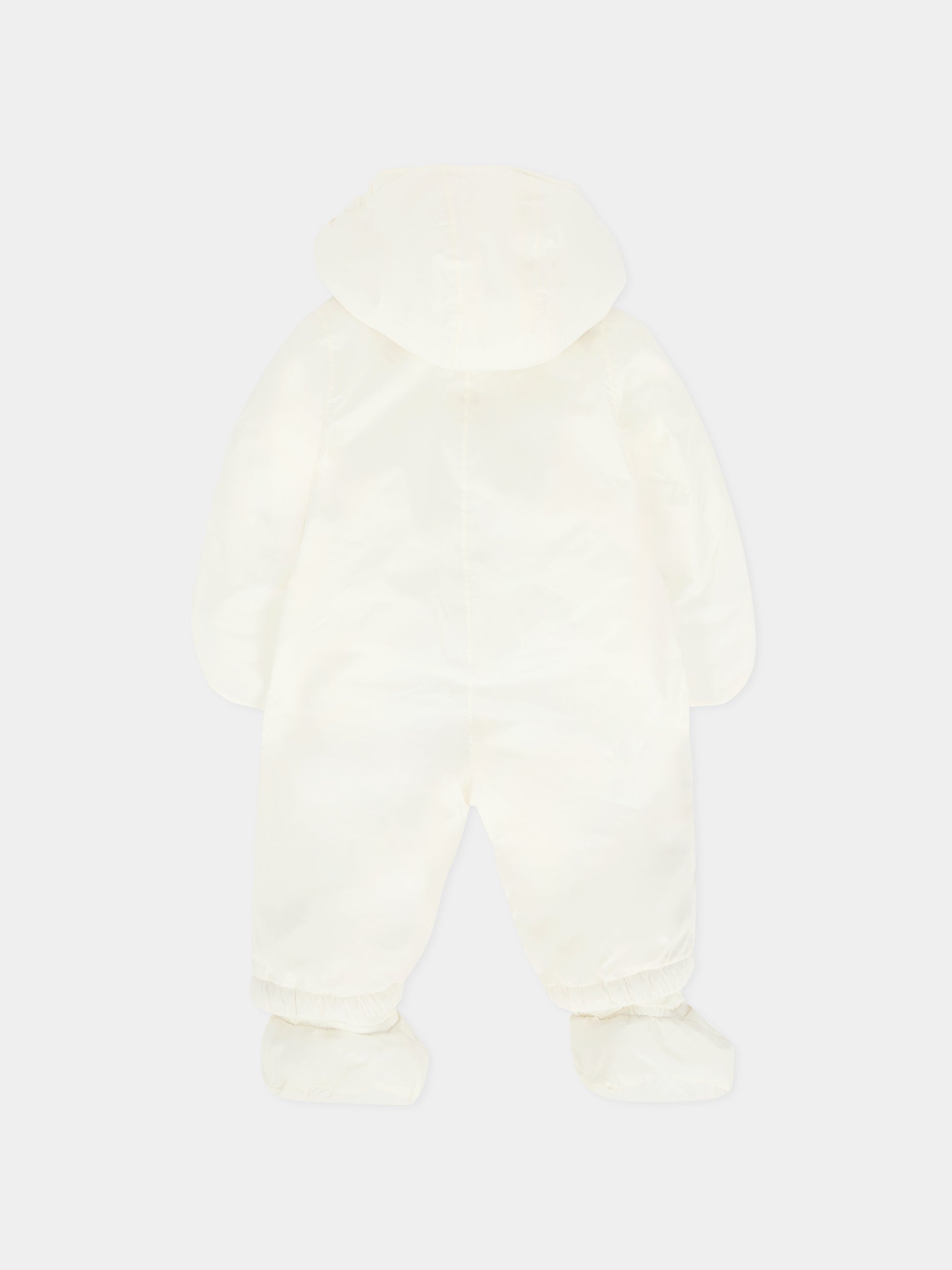 Piumino bianco Snotty Orsetto per neonati con logo,K-way,K8134PW X42