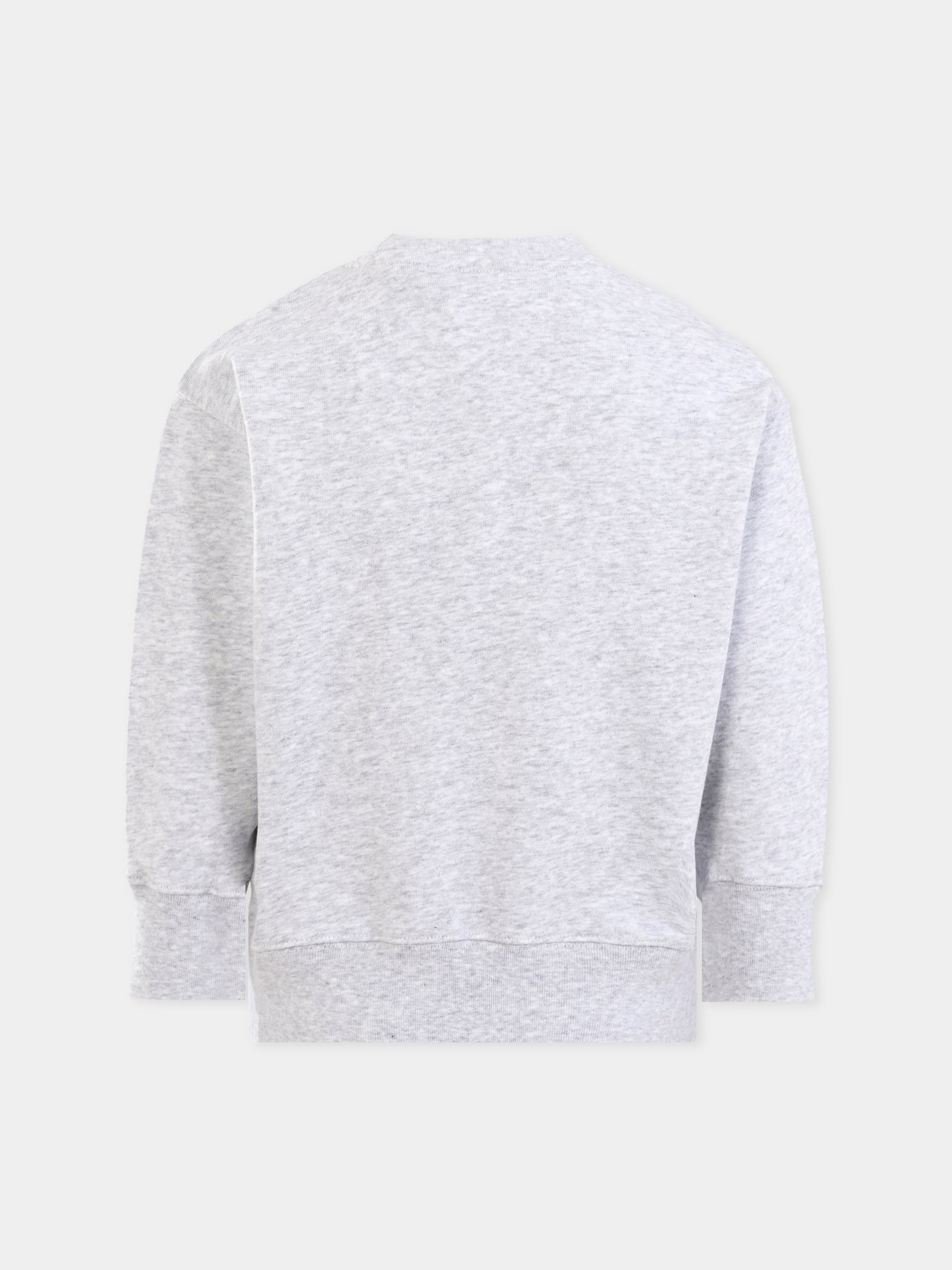 Felpa grigia per bambini con logo,Palm Angels,PBBA012C99FLE0030810