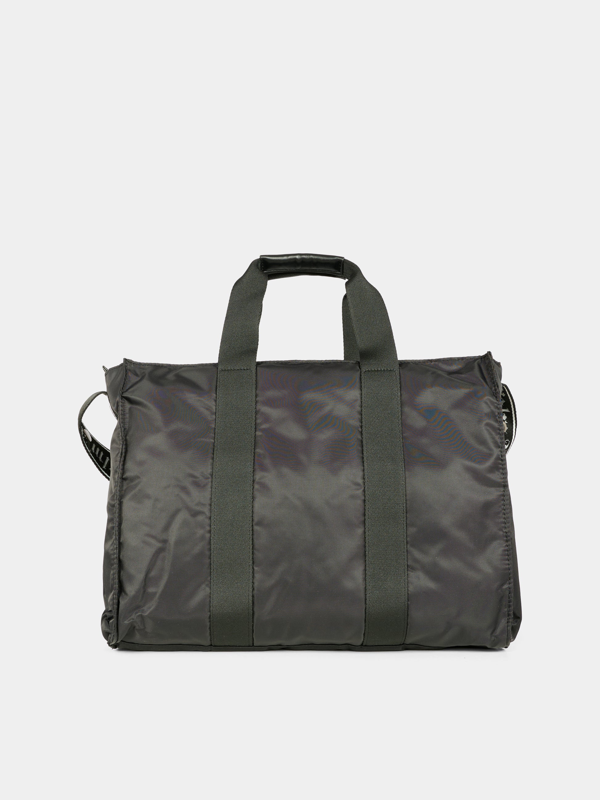 Borsa mamma nera per neonati con logo,Palm Angels,PBXE001C99FAB0011003