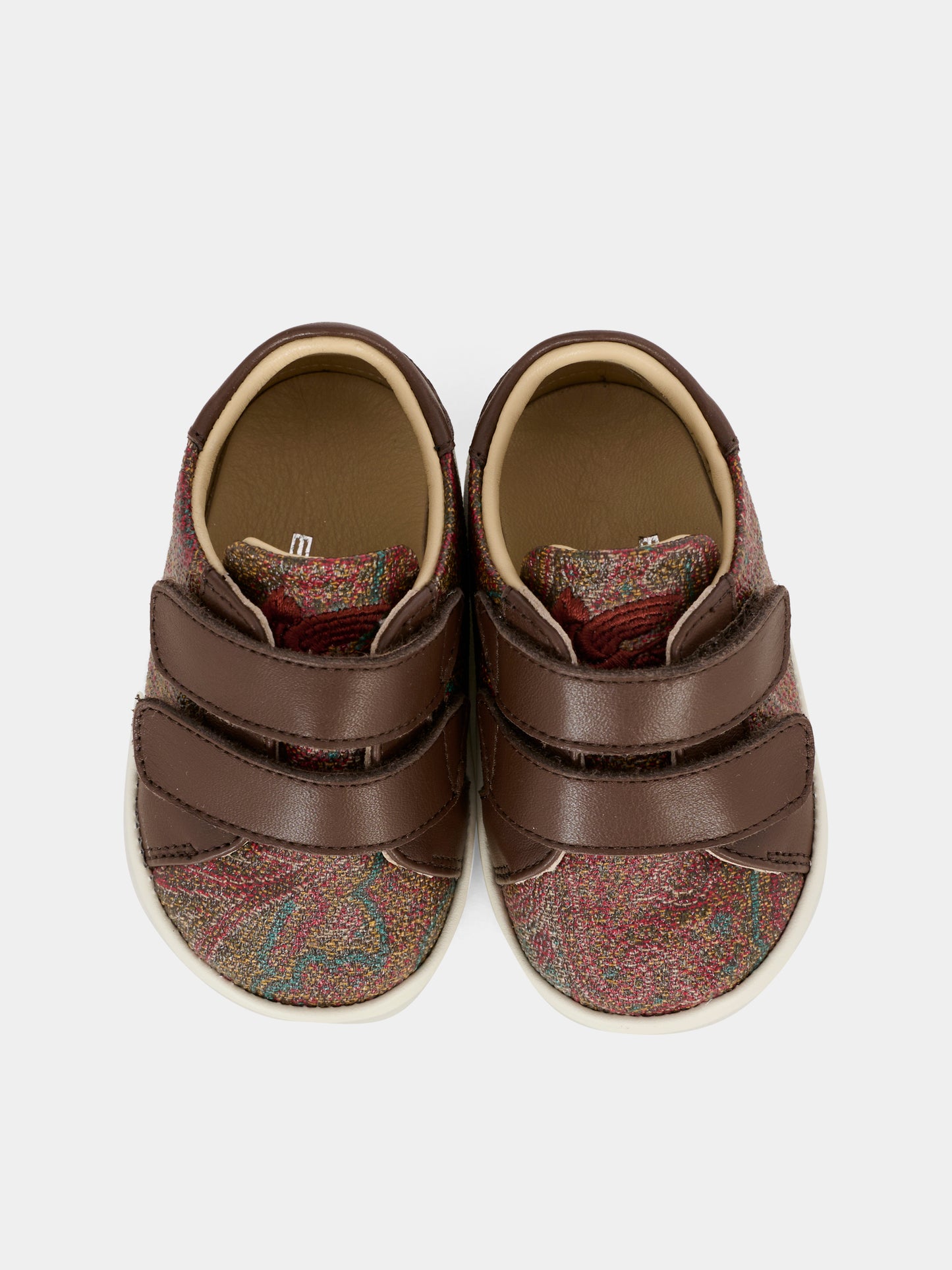 Sneakers multicolor per neonato con stampa pailsey,Etro,GX0526 B0082 999