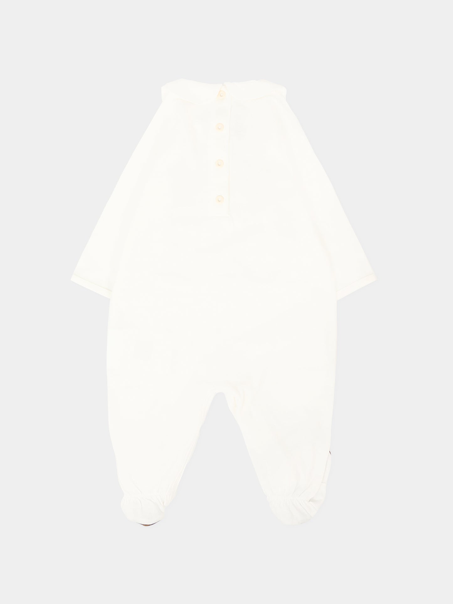 Set tutina avorio per neonati con Pegaso bordeaux e logo,Etro,GXB560 Z3186 101