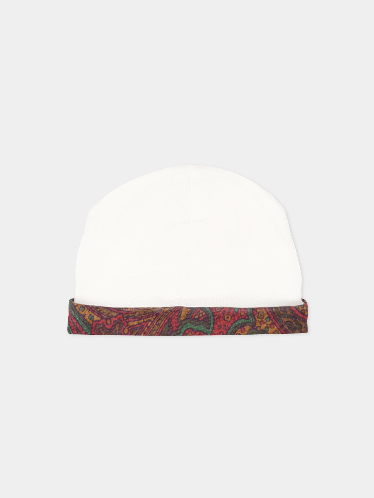 Set tutina avorio per neonati con Pegaso bordeaux e logo,Etro,GXB560 Z3186 101