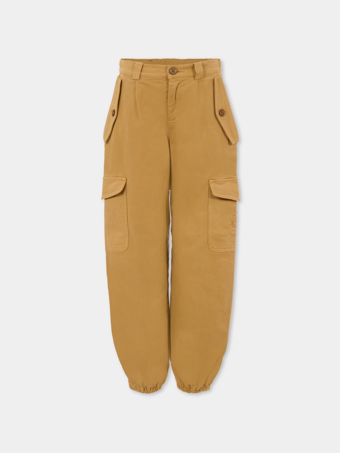 Pantaloni beige per bambino con Pegaso,Etro,GX6P40 G0064 118