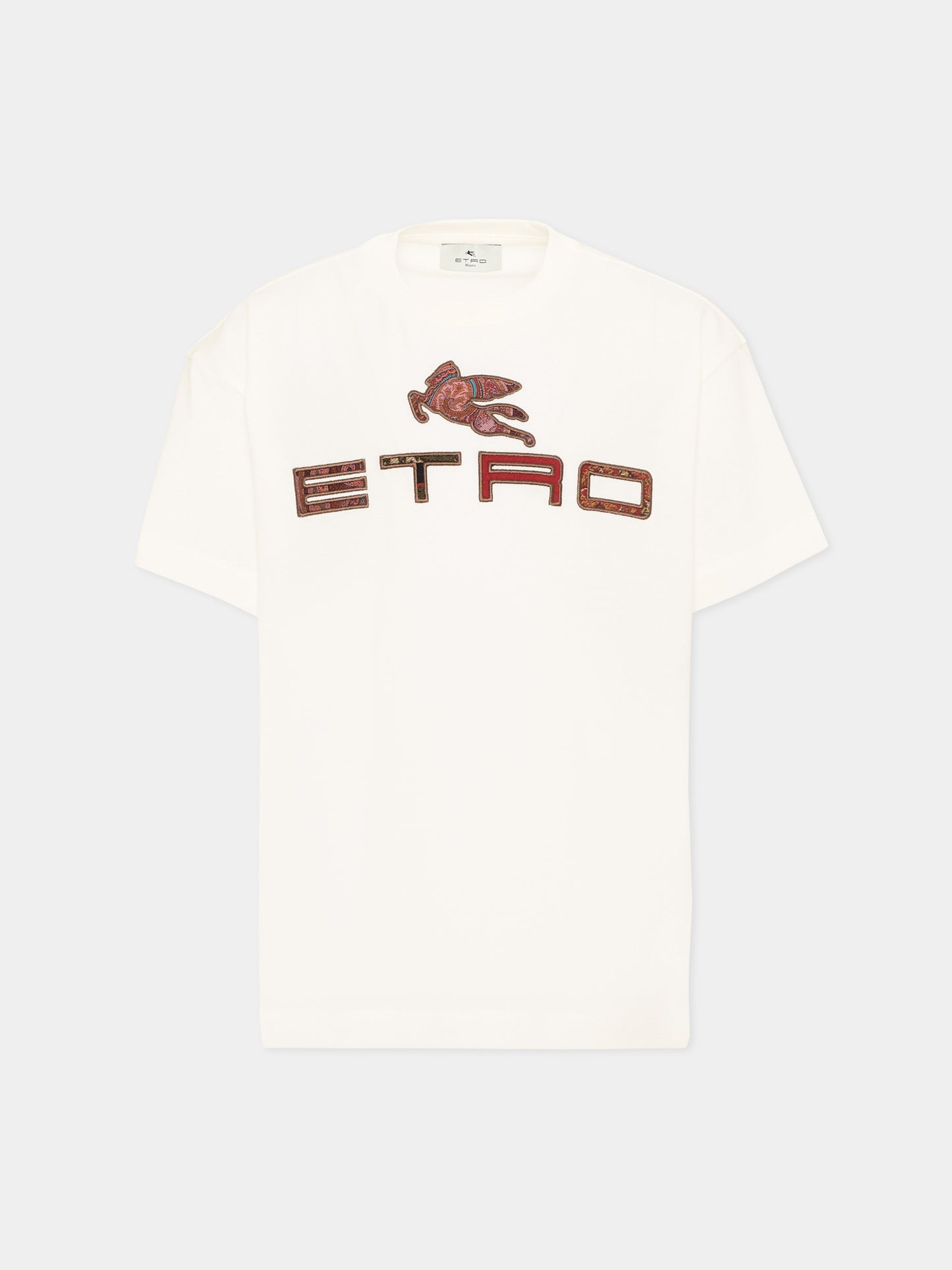 Ivory t-shirt for kids with logo