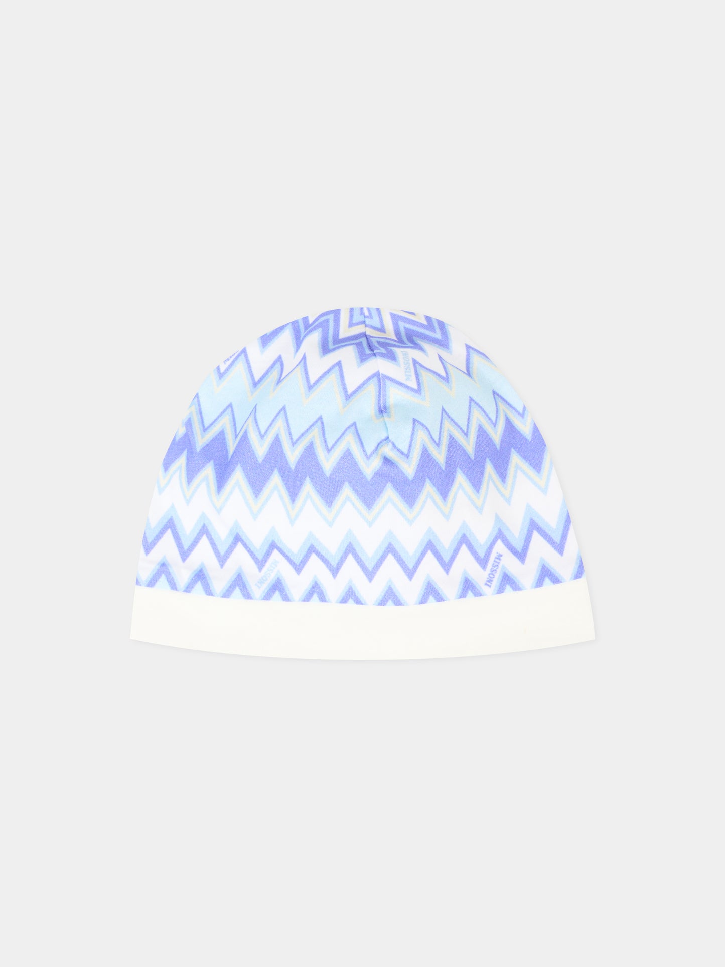 Set tutina blu per neonato con motivo chevron,Missoni,MXB520-J0518 100CE