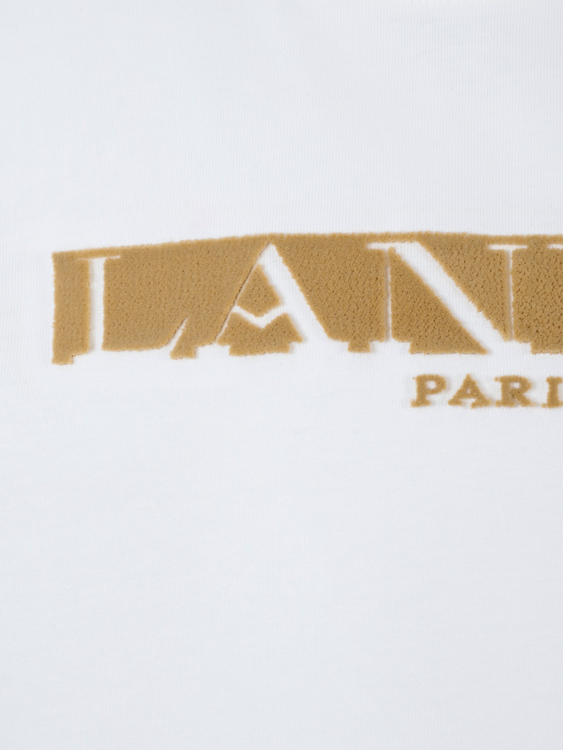 T-shirt bianca per bambini con logo,Lanvin Petite,N30288 117