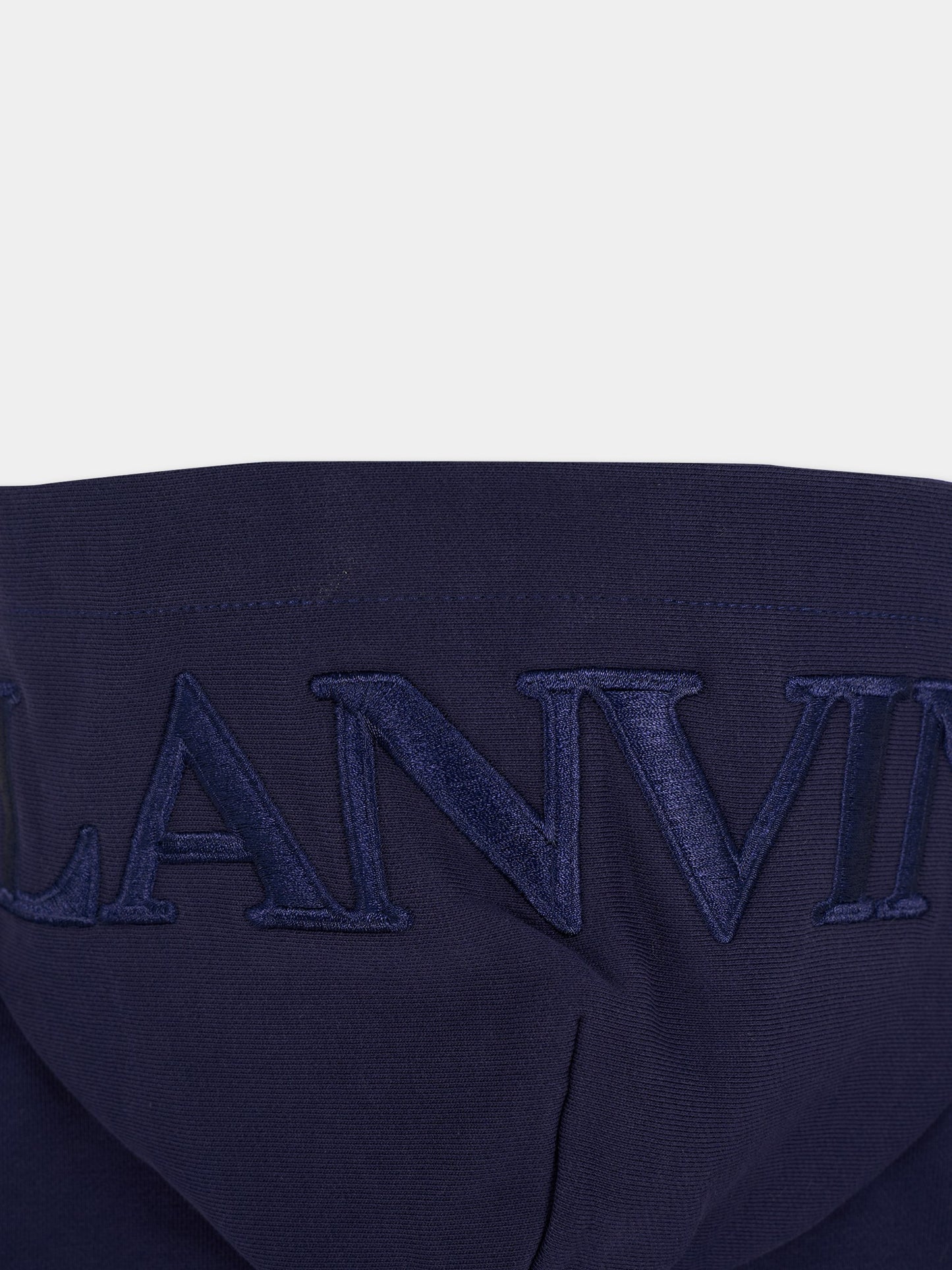 Felpa blu per bambino con logo,Lanvin Petite,N30317 868