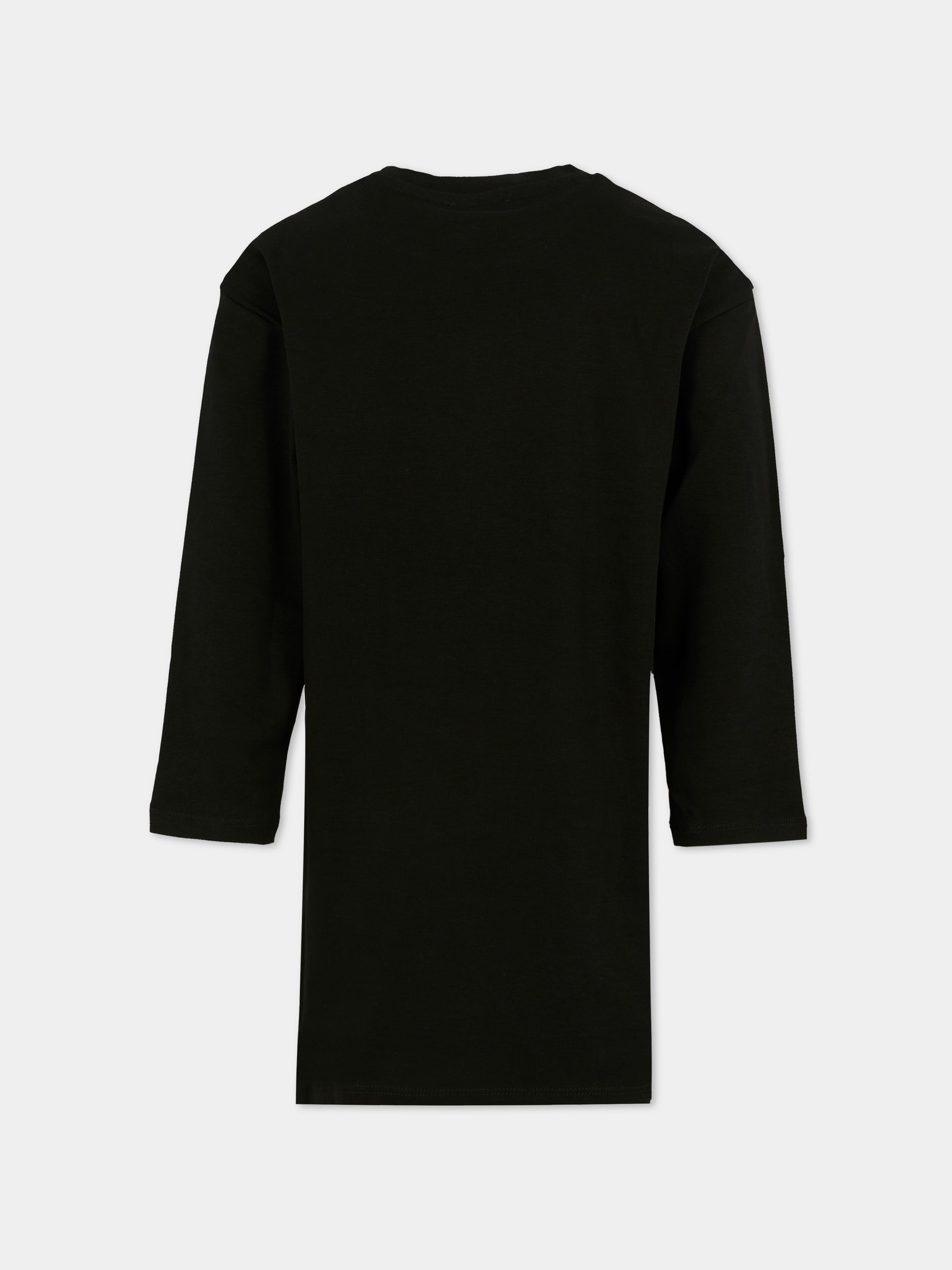 Vestito nero per bambina con borsa e strass,Marc Jacobs,W60598 09B