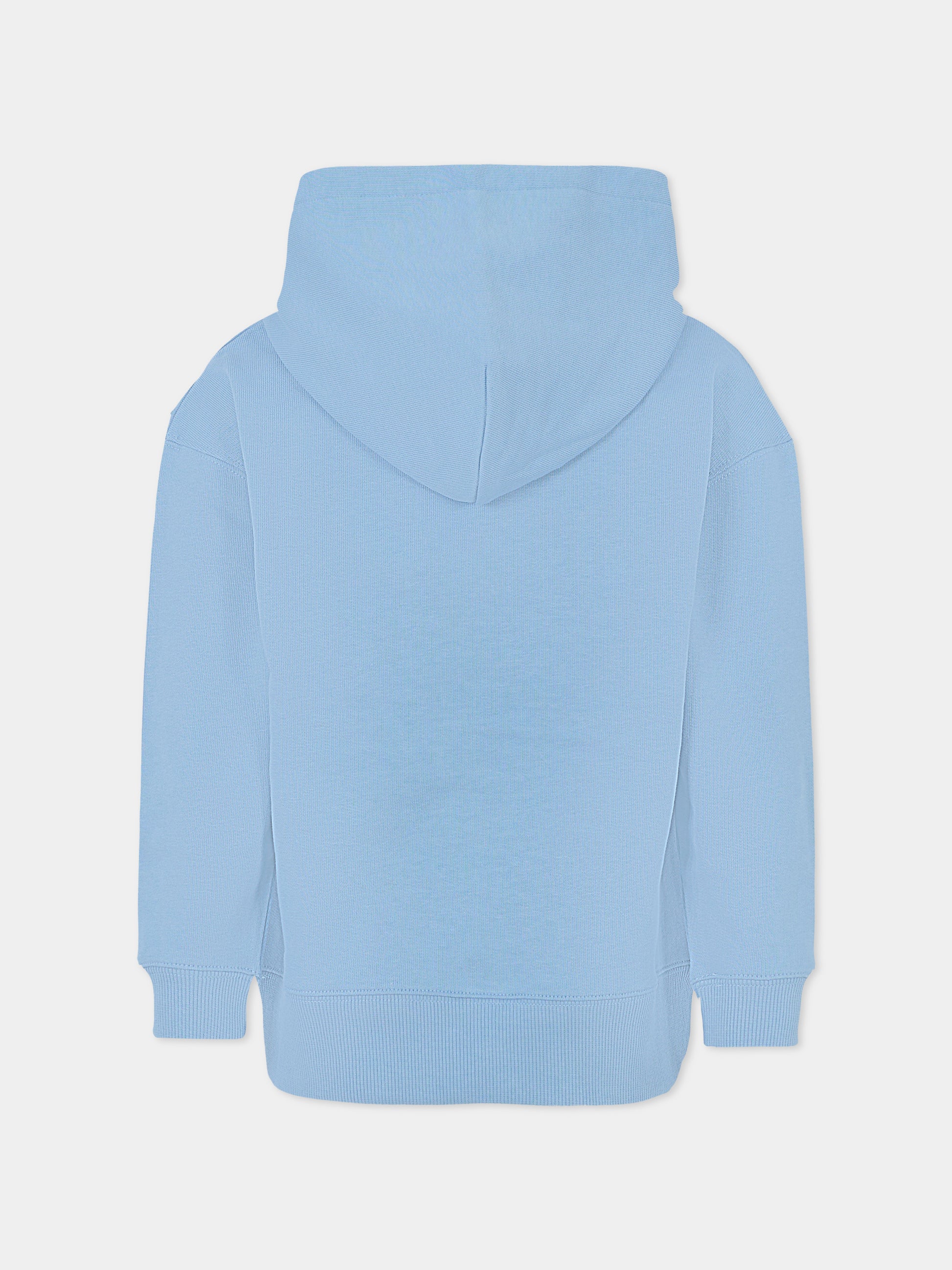 Felpa azzurra per bambino con logo,Marc Jacobs,W60631 822