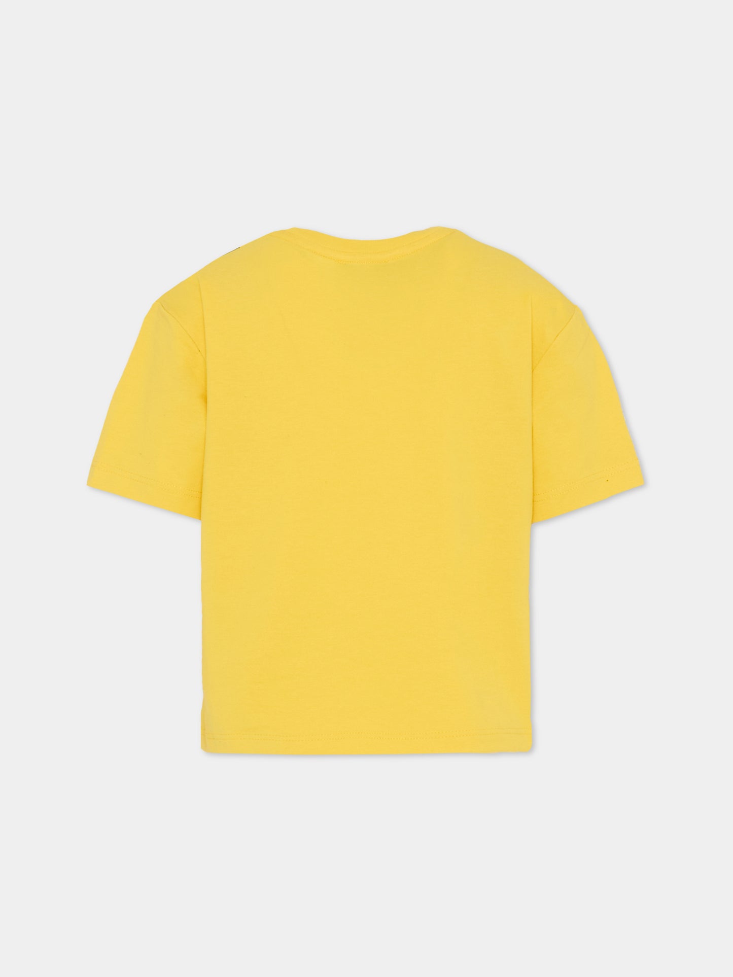 T-shirt gialla per bambino con stampa marsupio,Marc Jacobs,W60643 526