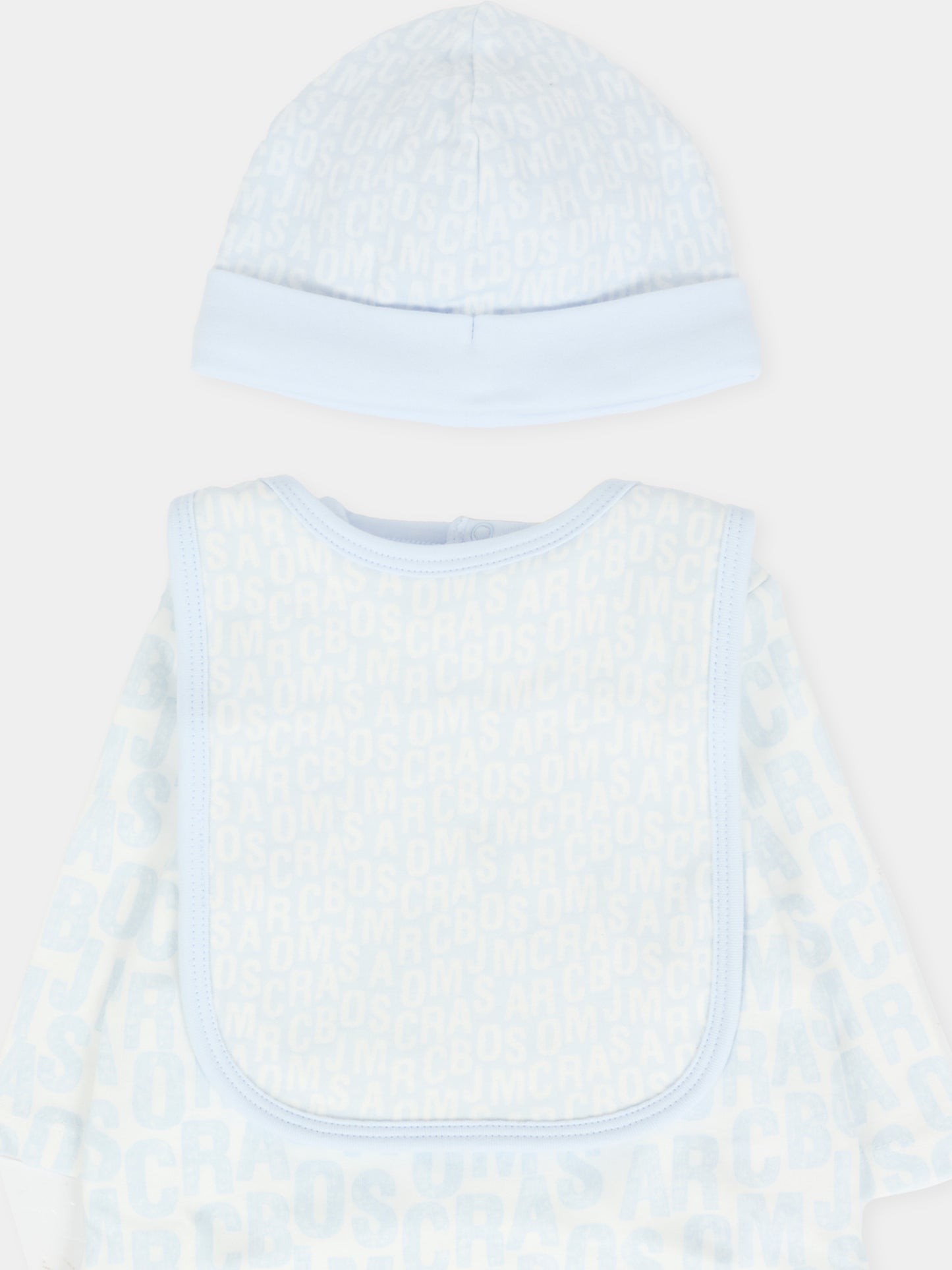 Set tutina celeste per neonato con logo,Marc Jacobs,W60668 791