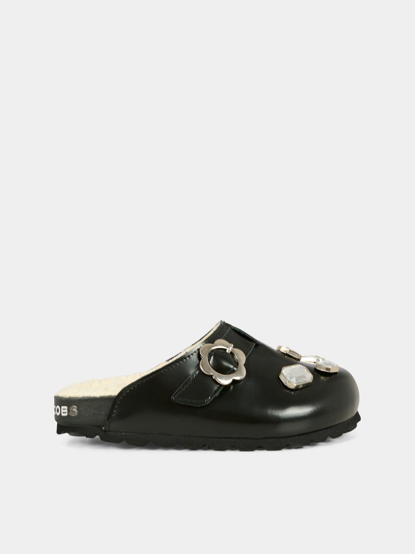 Sabot neri per bambina con gioielli,Marc Jacobs,W60670 09B