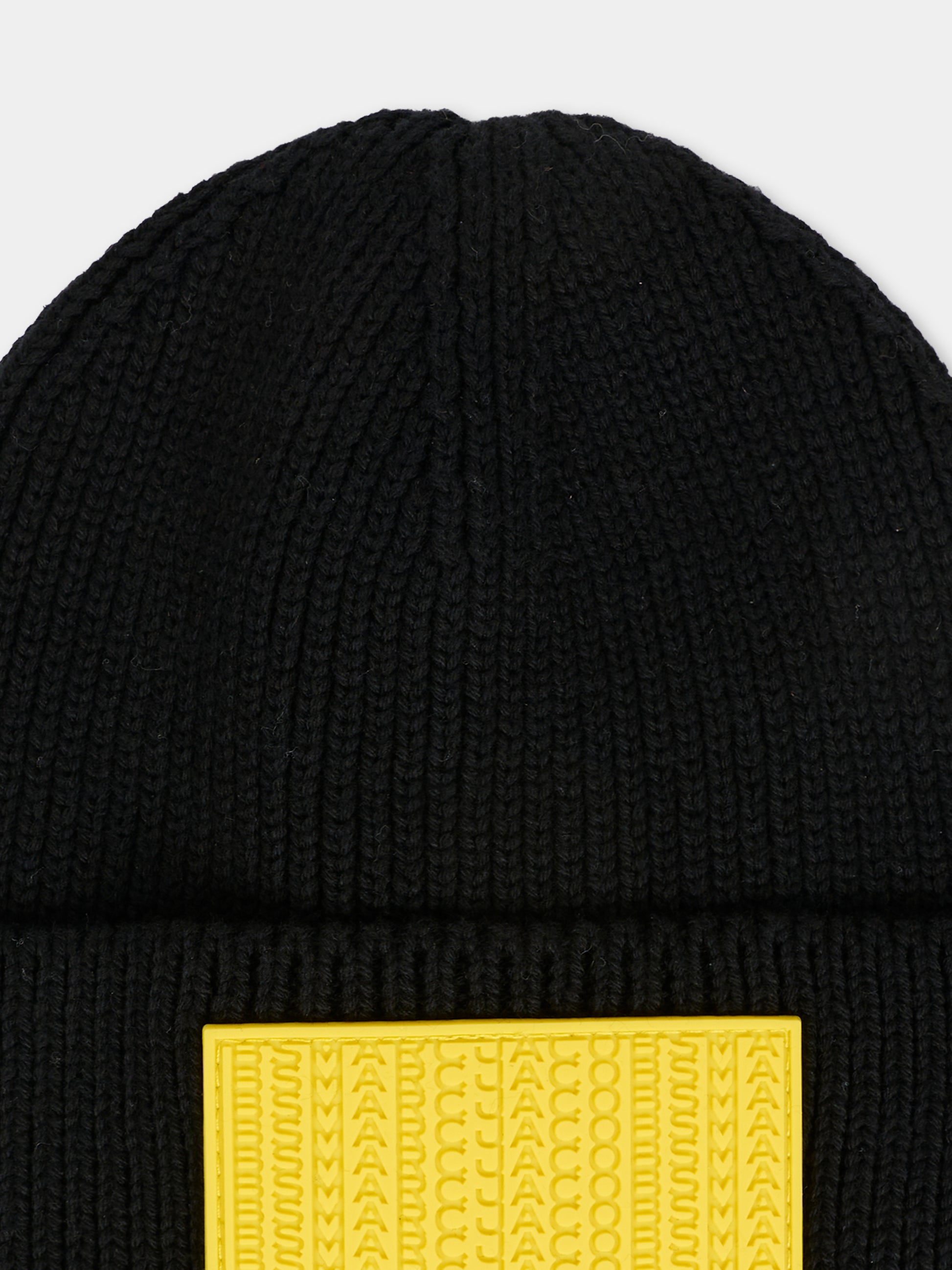 Berretto nero per bambino con patch,Marc Jacobs,W60708 09B
