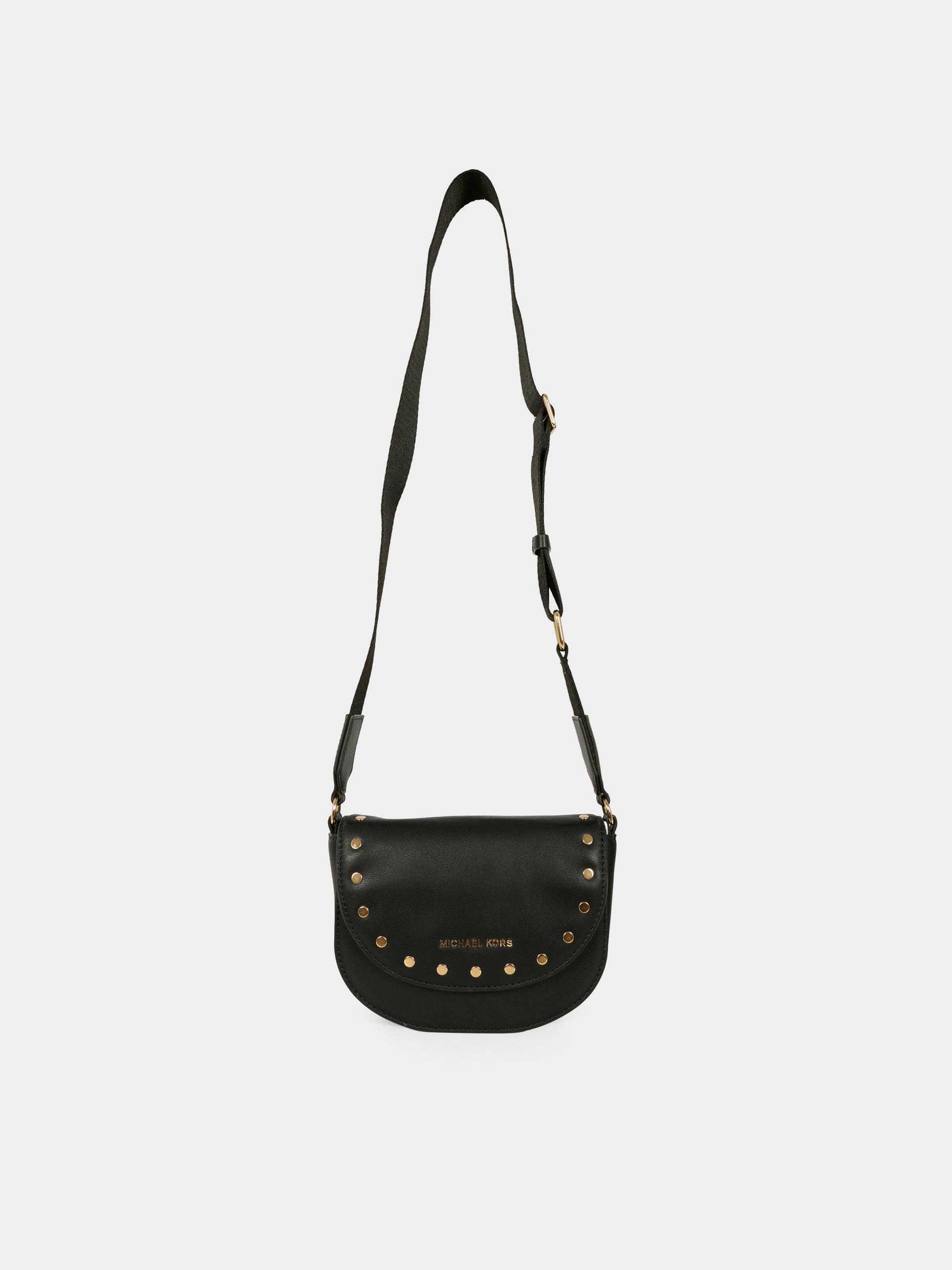 Borsa nera per bambina con logo,Michael Kors,R30527 09B