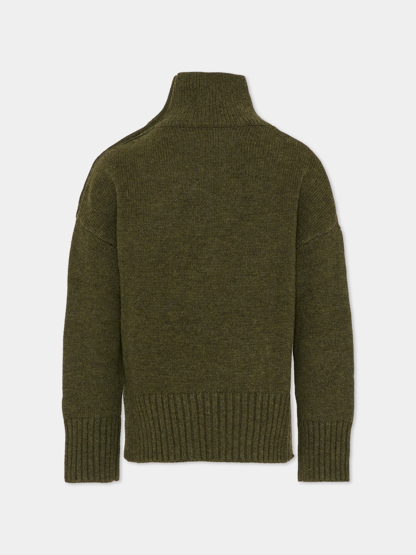 Dolcevita verde per bambina con scritta,Zadig & Voltaire Kids,X60425 H49