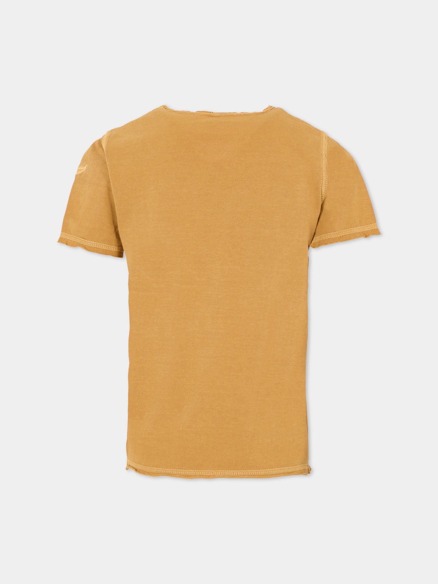 T-shirt marrone per bambino con logo,Zadig & Voltaire Kids,X60488 213