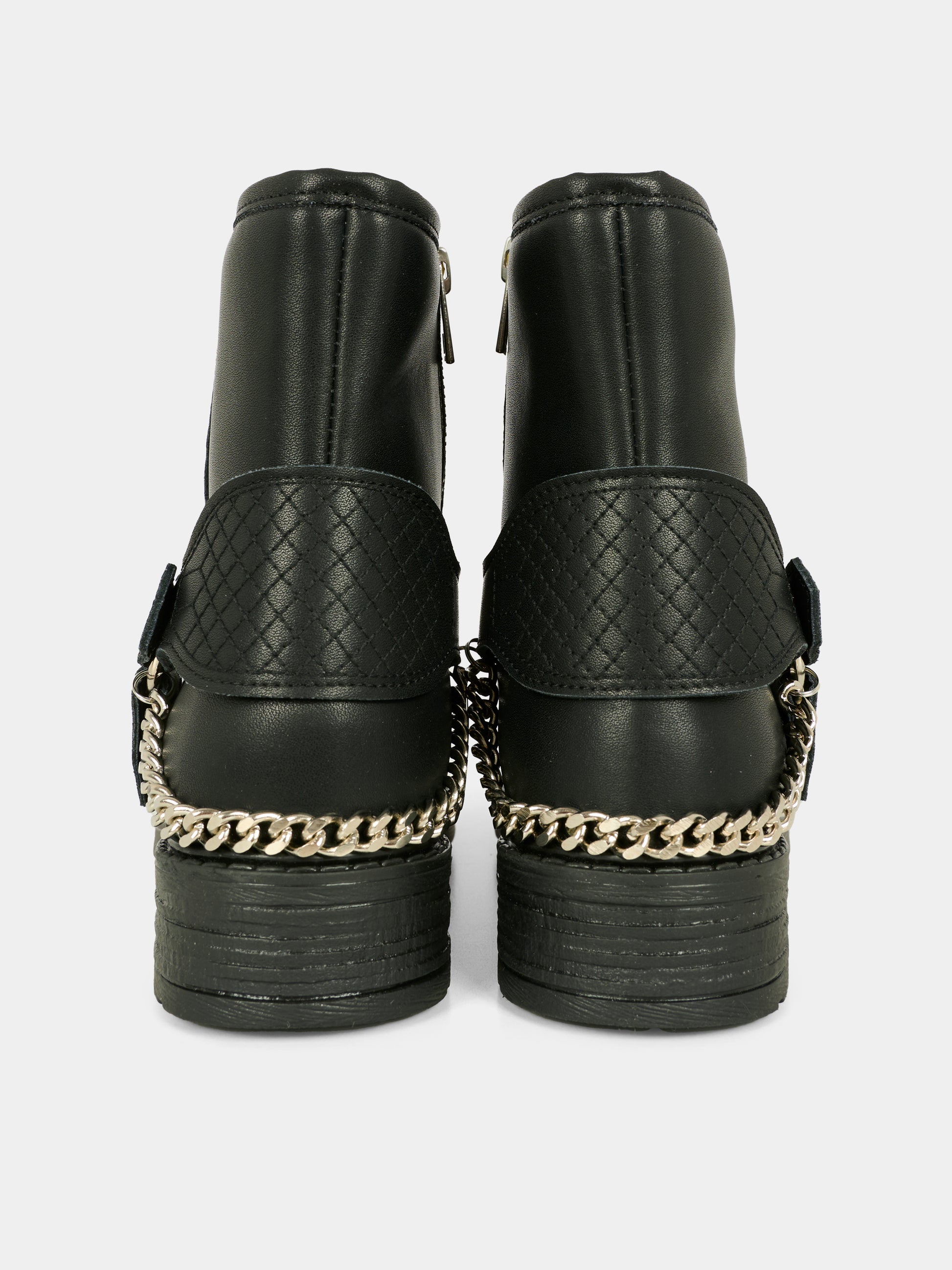 Stivaletti neri per bambina con ali,Zadig & Voltaire Kids,X60494 09B