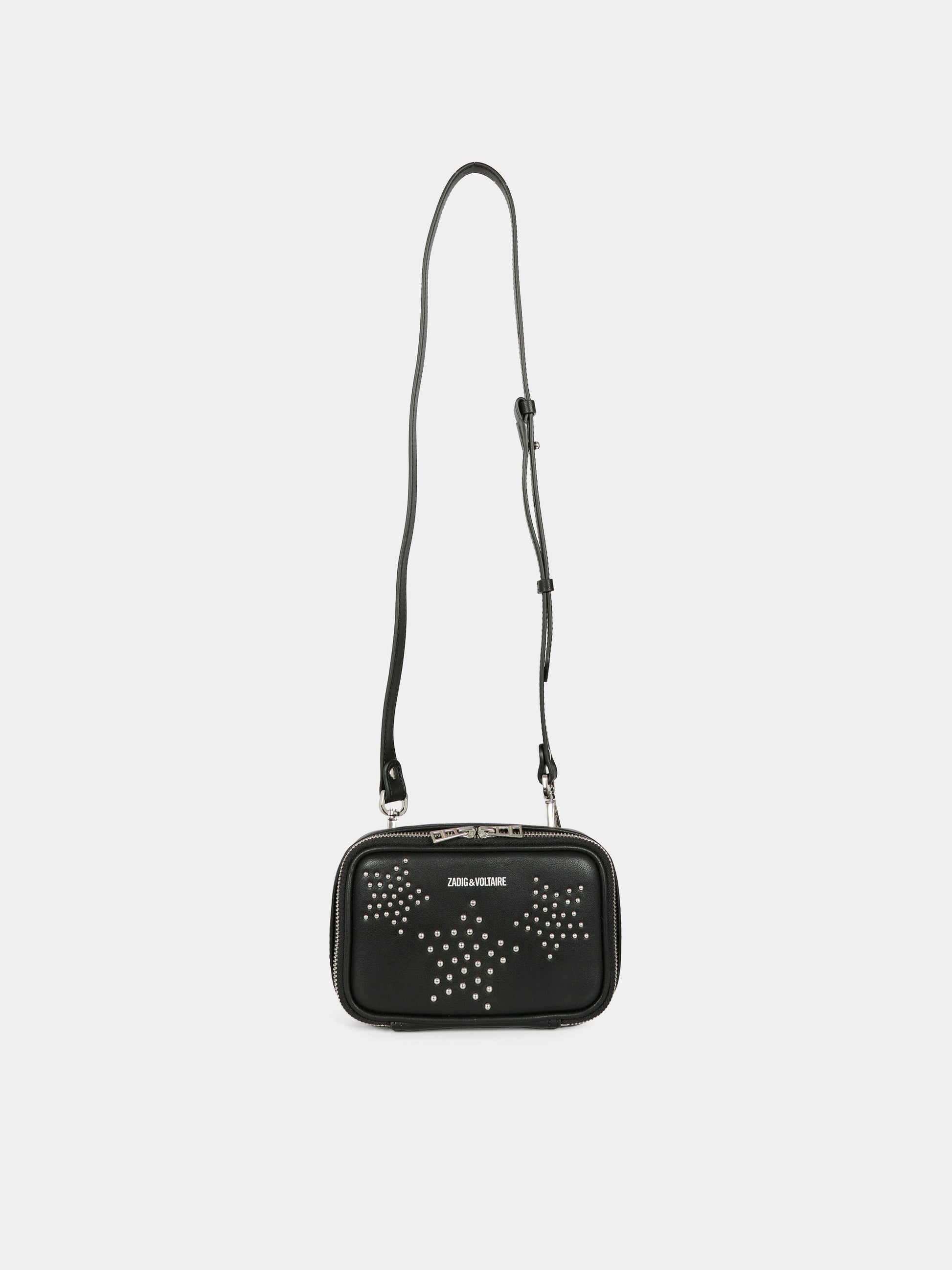 Borsa nera per bambina con stelle,Zadig & Voltaire Kids,X60500 09B