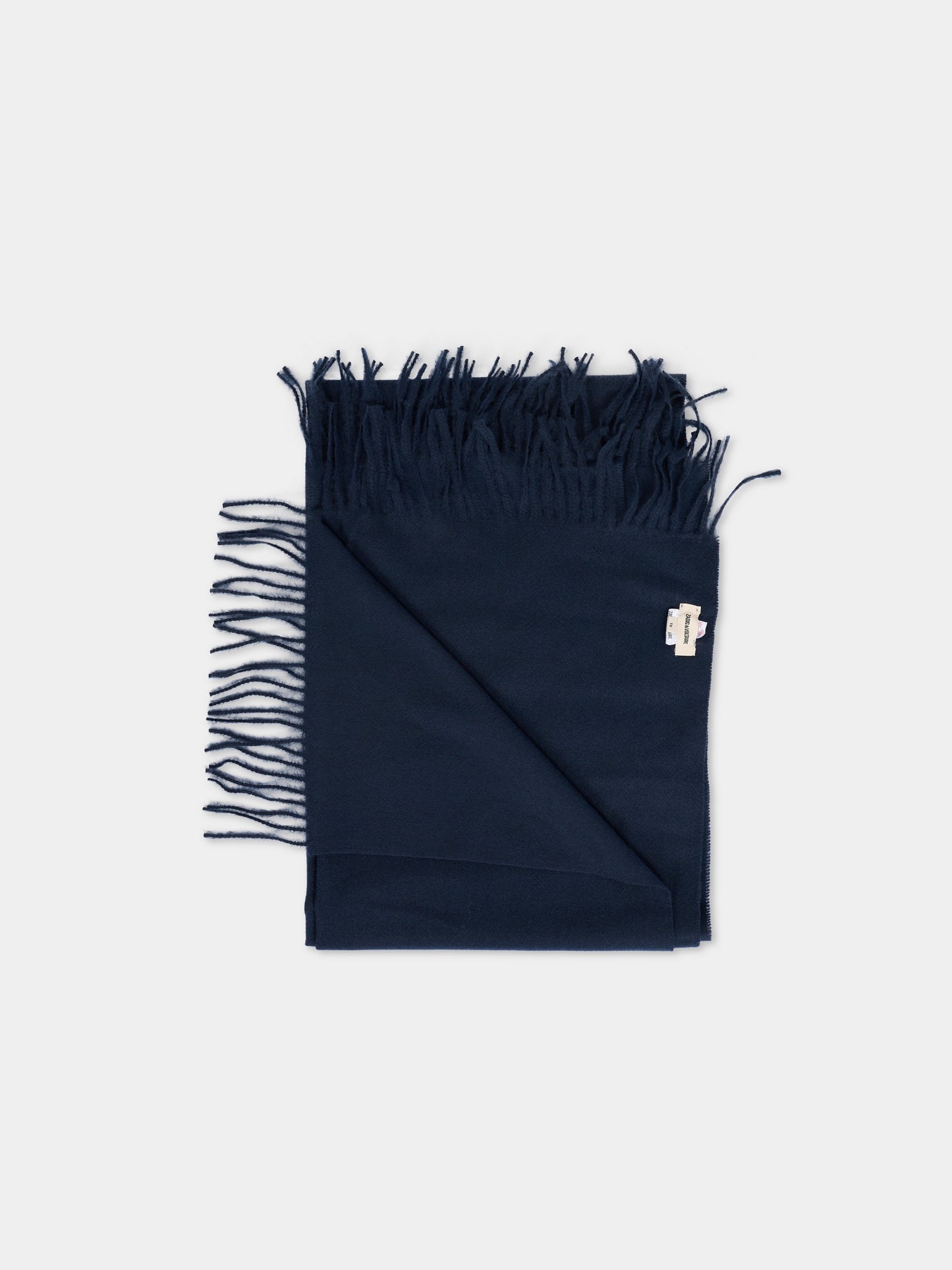 Sciarpa blu per bambini con scritta,Zadig & Voltaire Kids,X60506 83D