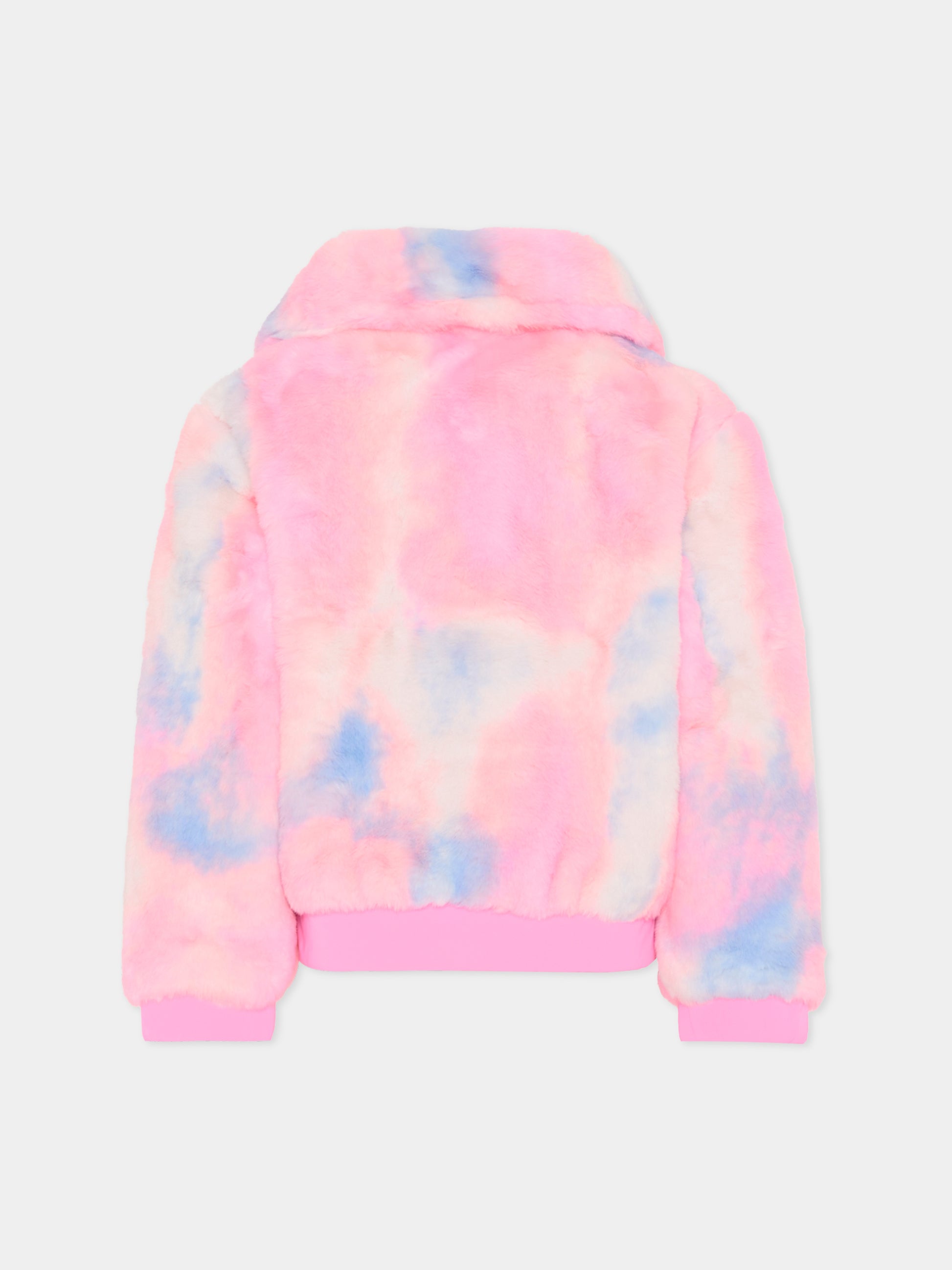 Ecopelliccia rosa per bambina,Billieblush,U21596 473