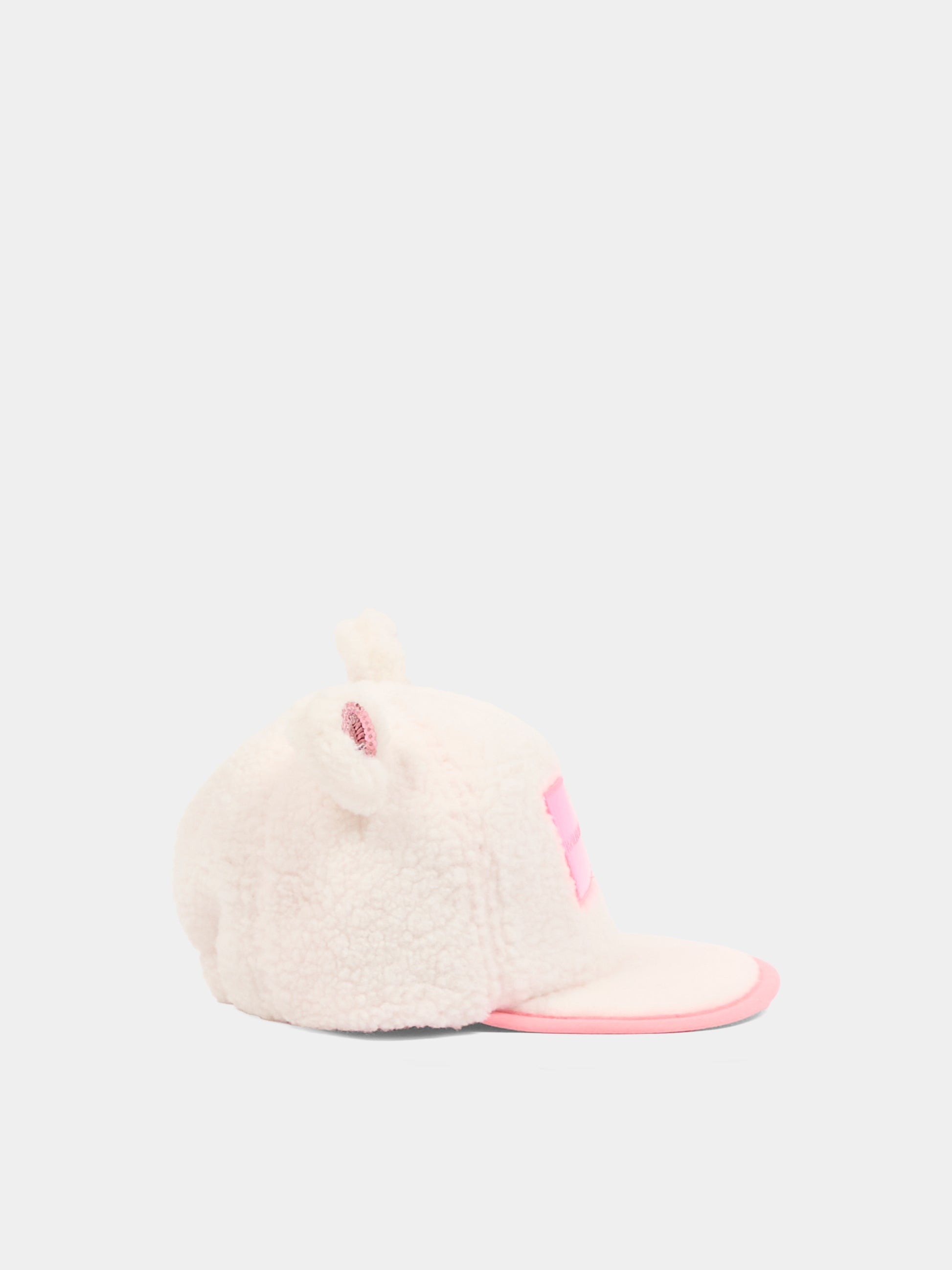 Cappello avorio per bambina con paillettes,Billieblush,U21625 121