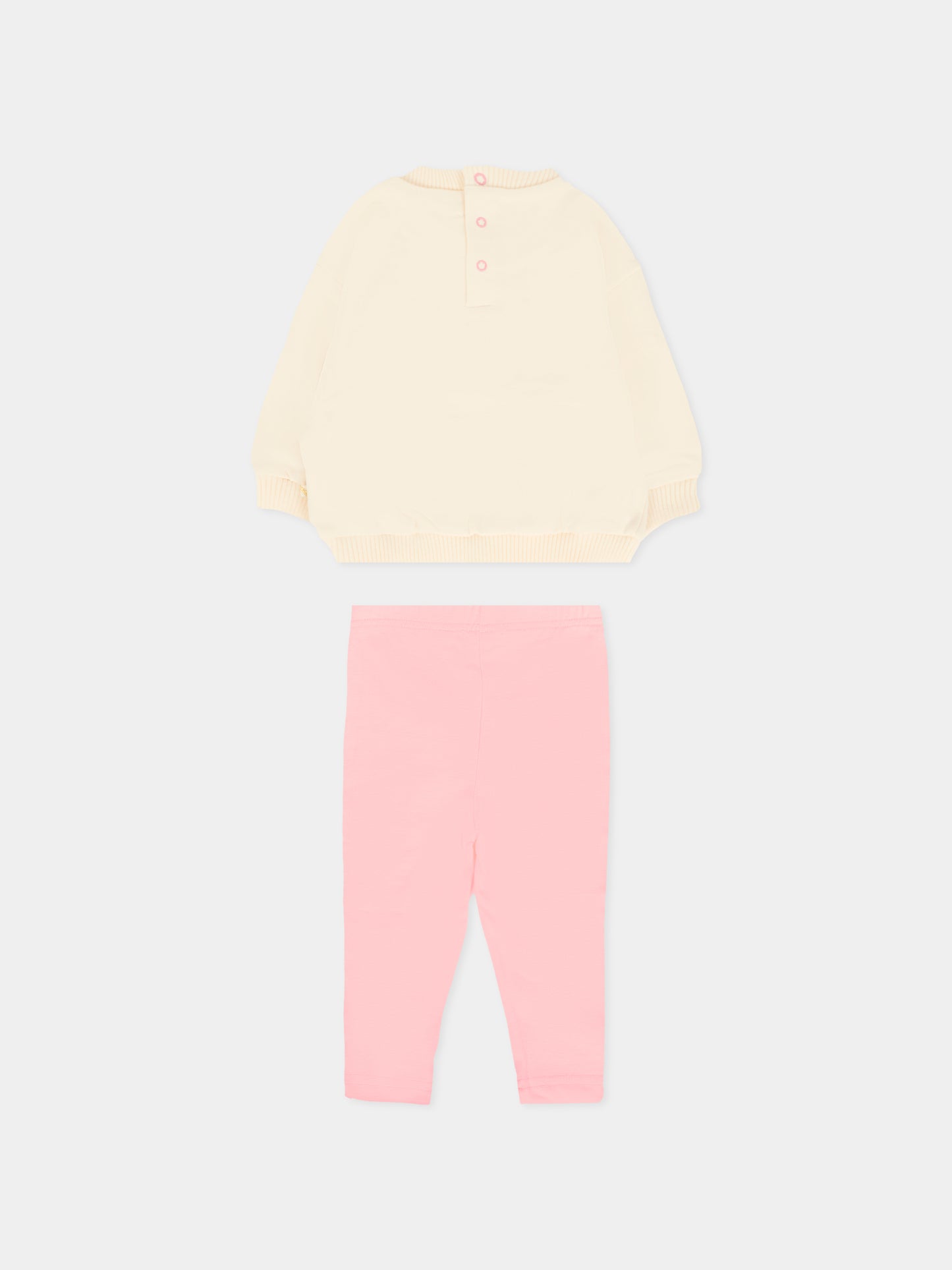 Completo rosa per neonata con pecora,Billieblush,U21631 N74