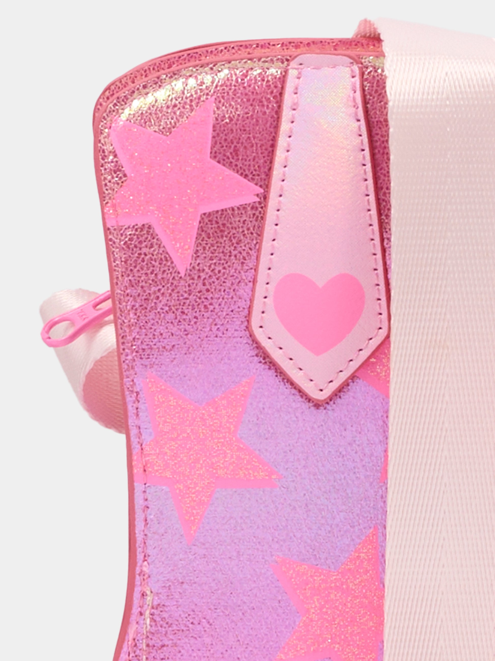 Borsa rosa per bambina con stelle,Billieblush,U21649 473