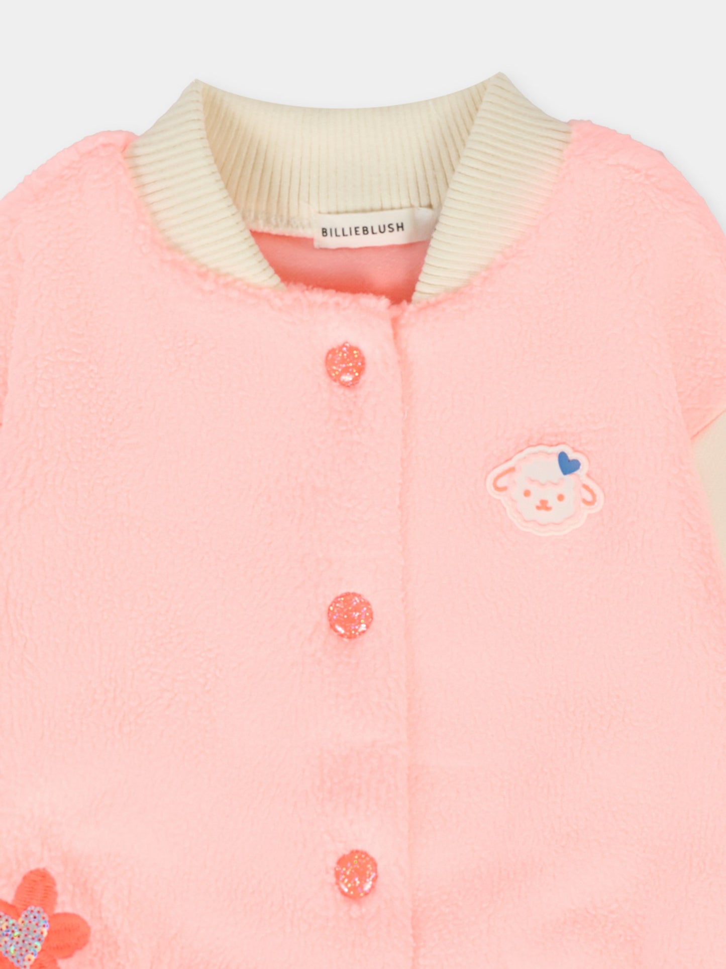 Bomber rosa per neonata con pecora,Billieblush,U21272 N74