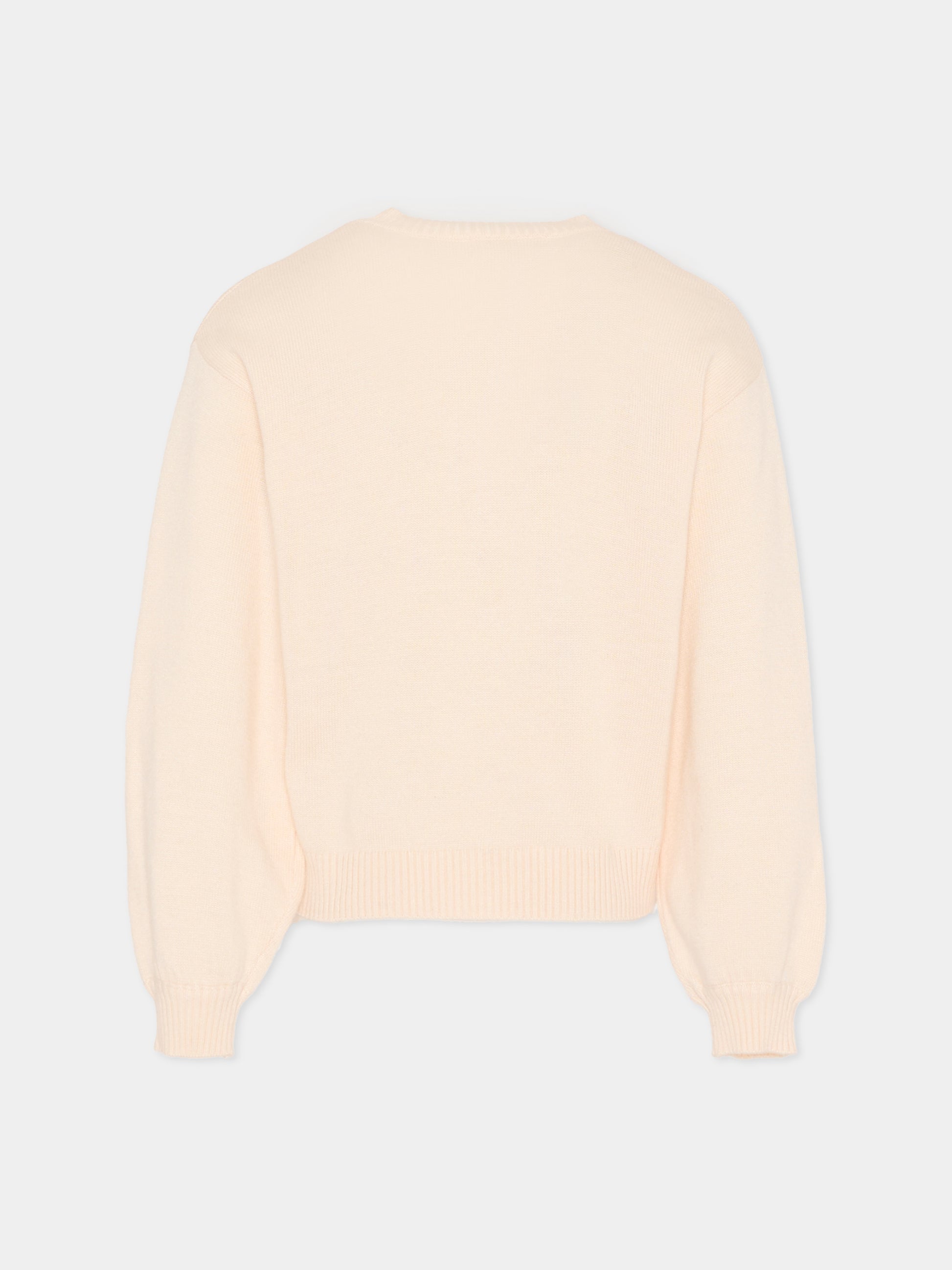 Cardigan rosa per bambina con logo,Billieblush,U21372 47V