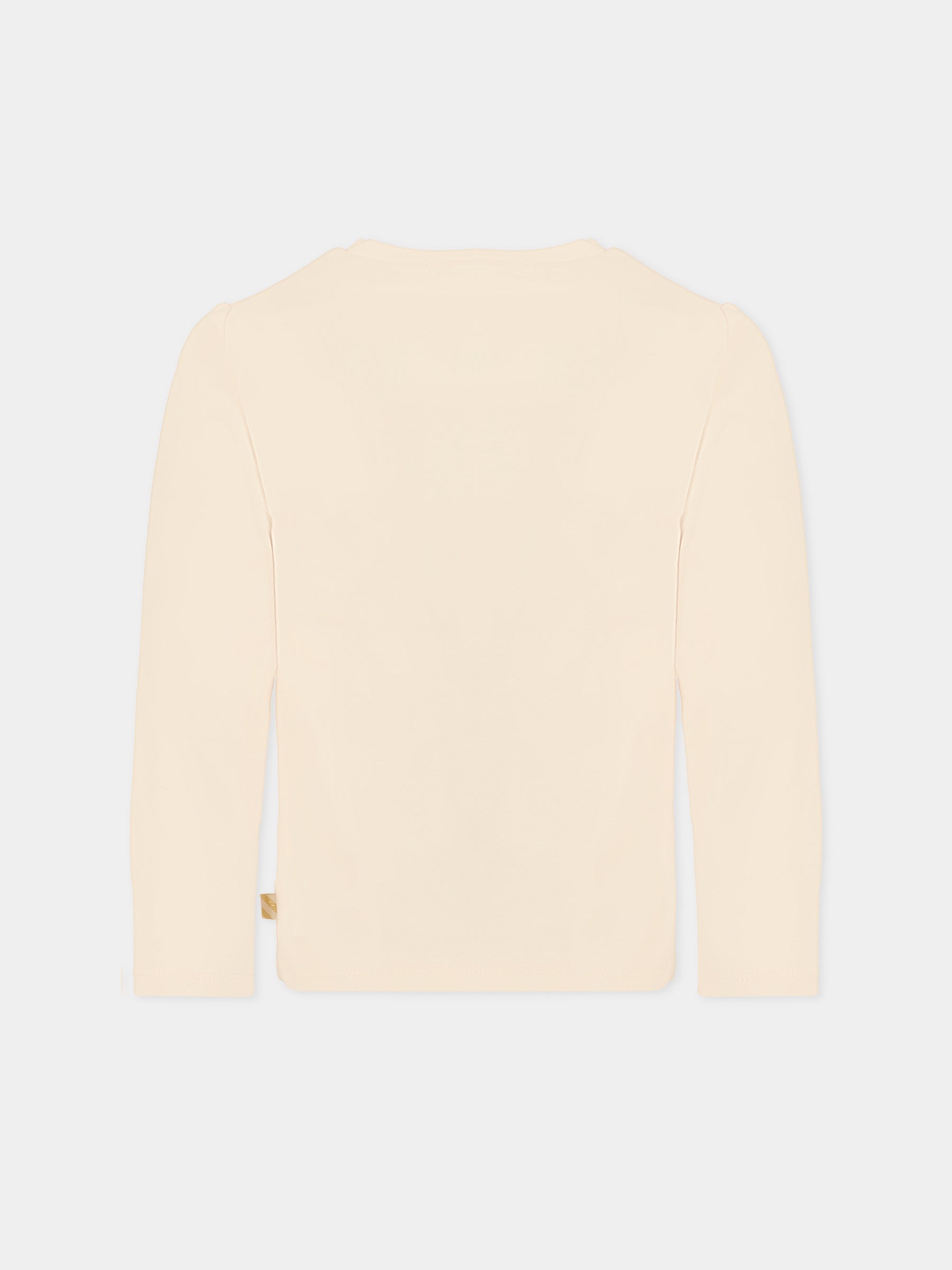 T-shirt rosa per bambina con cactus,Billieblush,U21402 47V