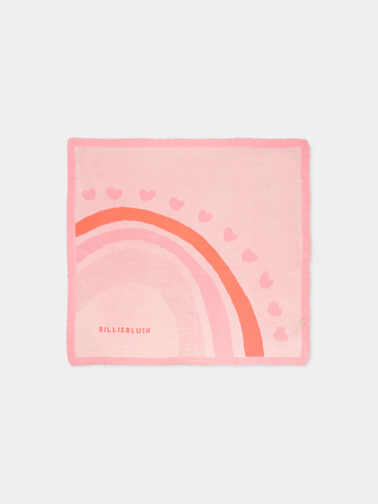 Coperta  rosa per neonata con arcobaleno,Billieblush,U21491 121