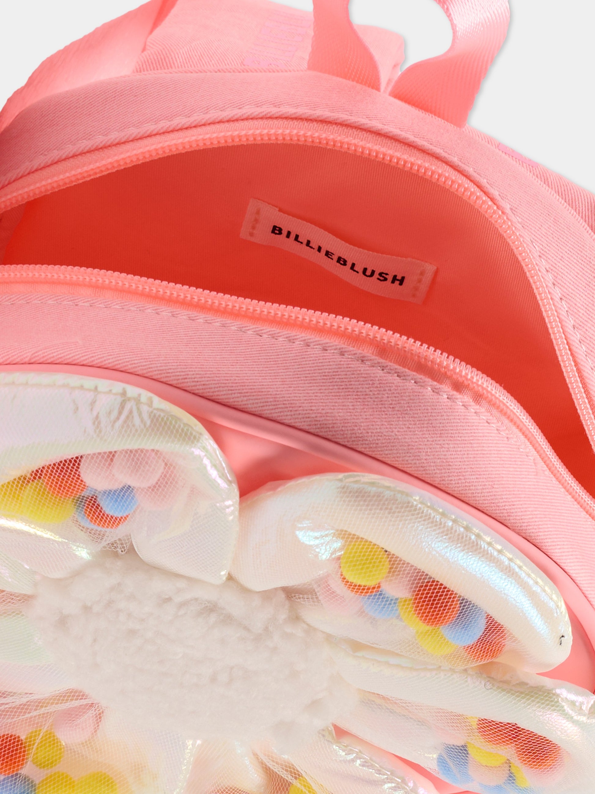Zaino rosa per bambina con fiore,Billieblush,U21496 408
