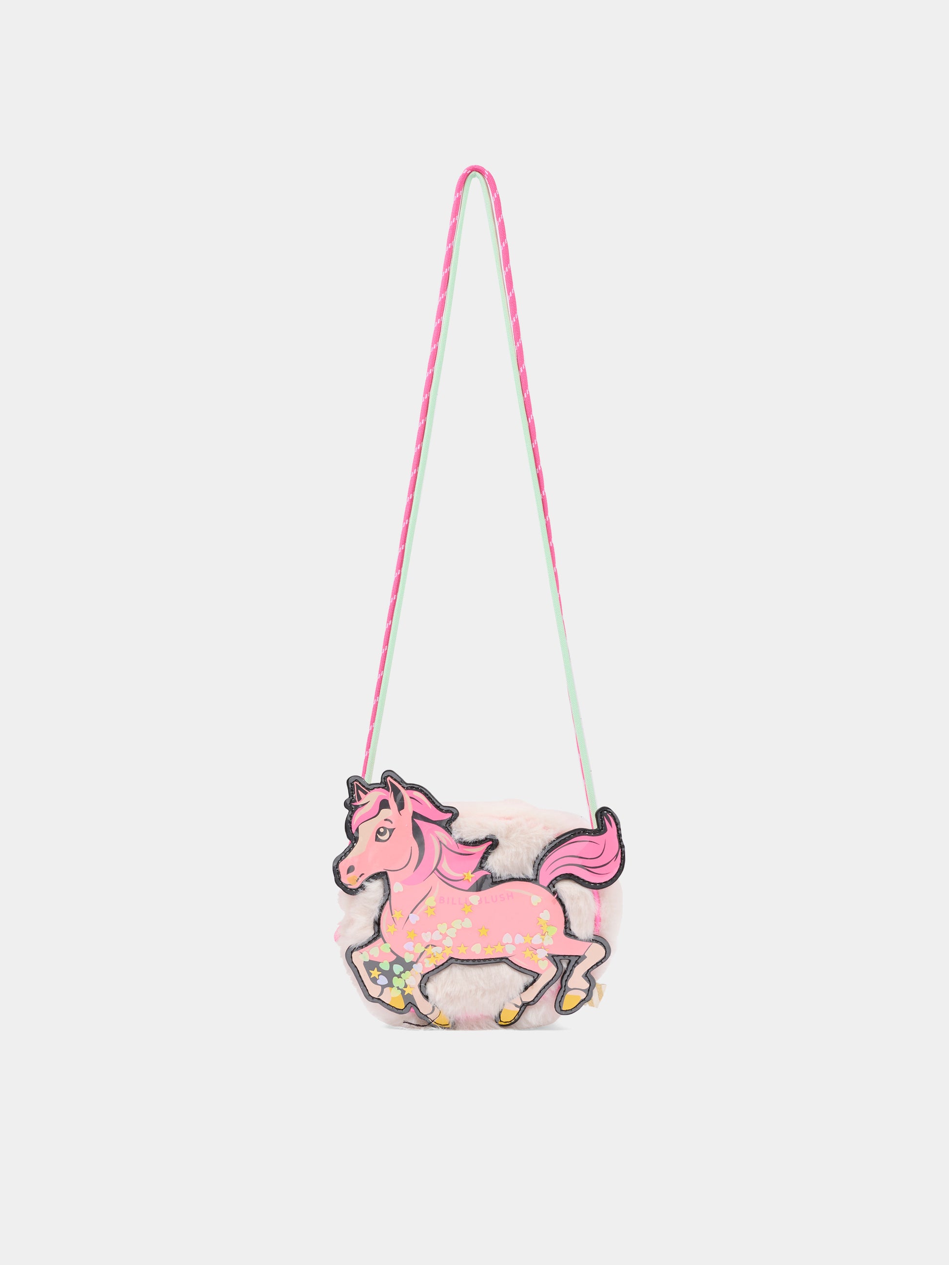 Borsa avorio per bambina con cavallo,Billieblush,U21538 121