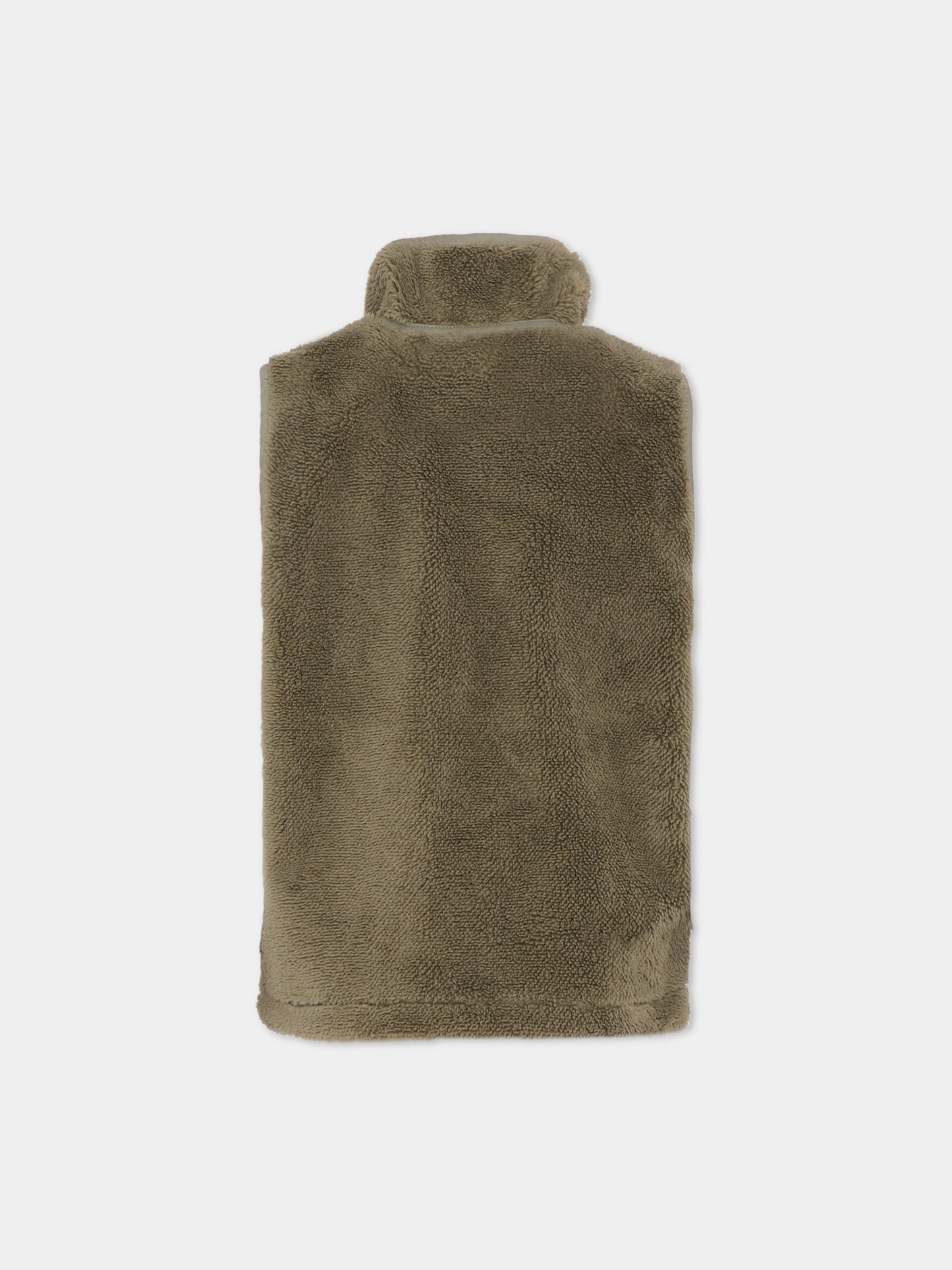 Gilet verde per bambino con logo,C. P. Company,CUS01J LIA28 60503