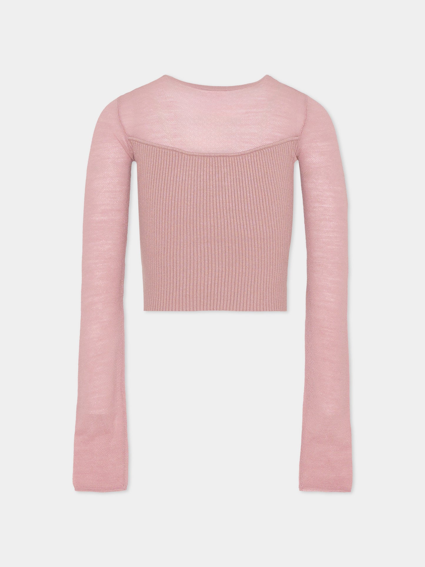 Top rosa per bambina con logo,Pinko,KFMA008.C.FL085.C040