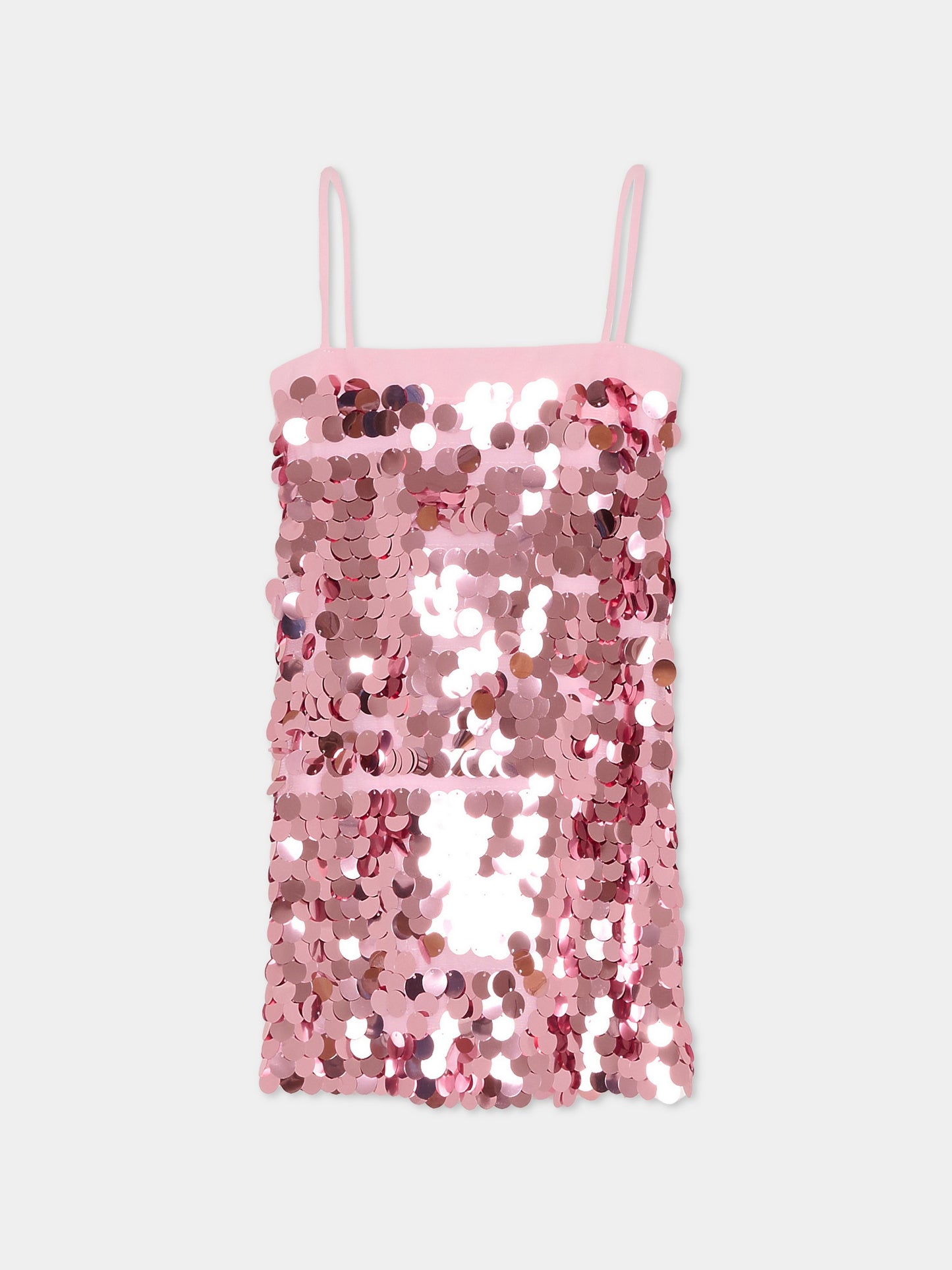 Vestito rosa per bambina con logo,Pinko,KFAB025.C.TV097.C039