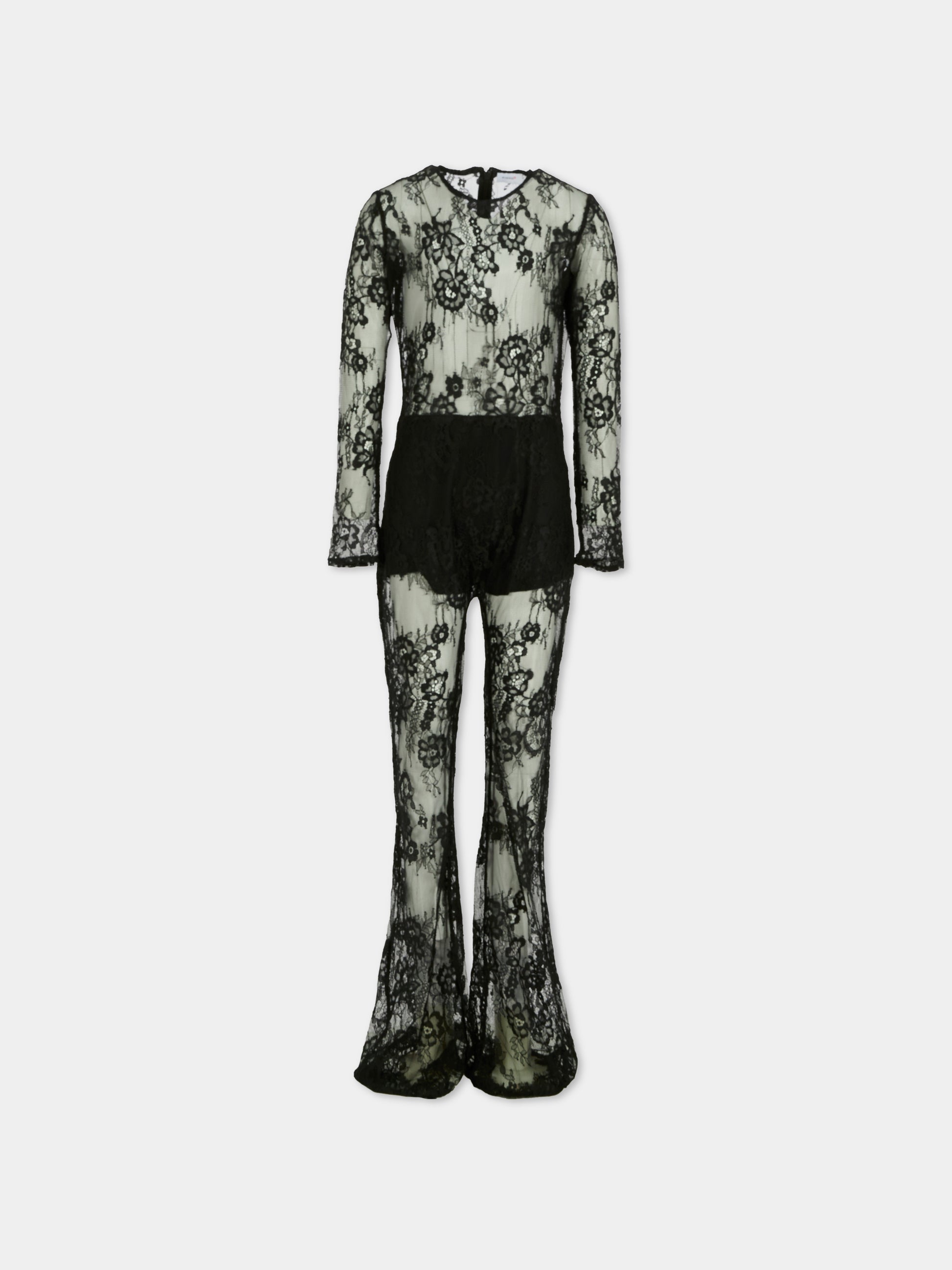 Completo nero per bambina con logo,Pinko,KFCM003.C.TV102.N000