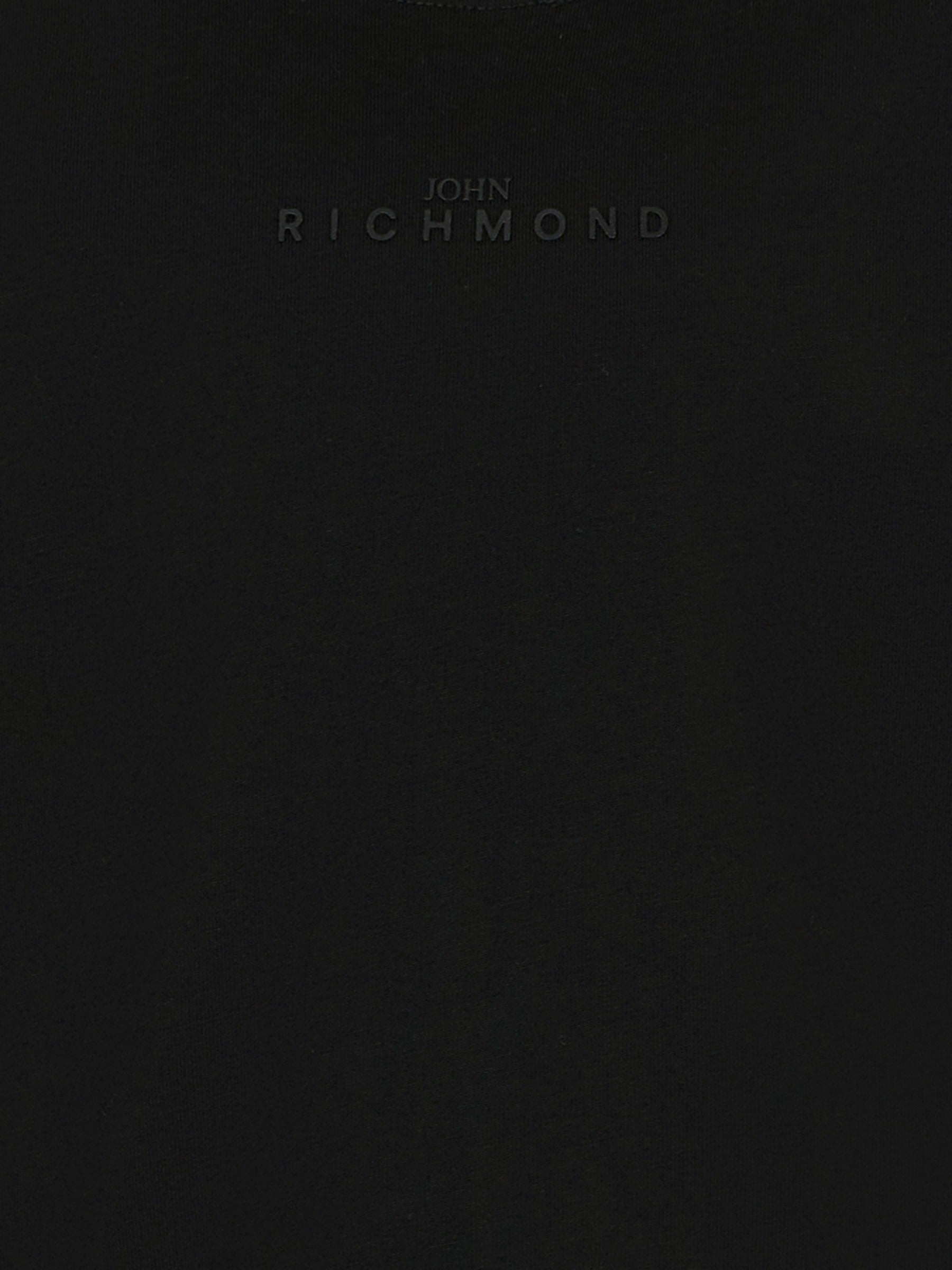 T-shirt nera per bambino con logo,Richmond,RBA25037TS BLACK