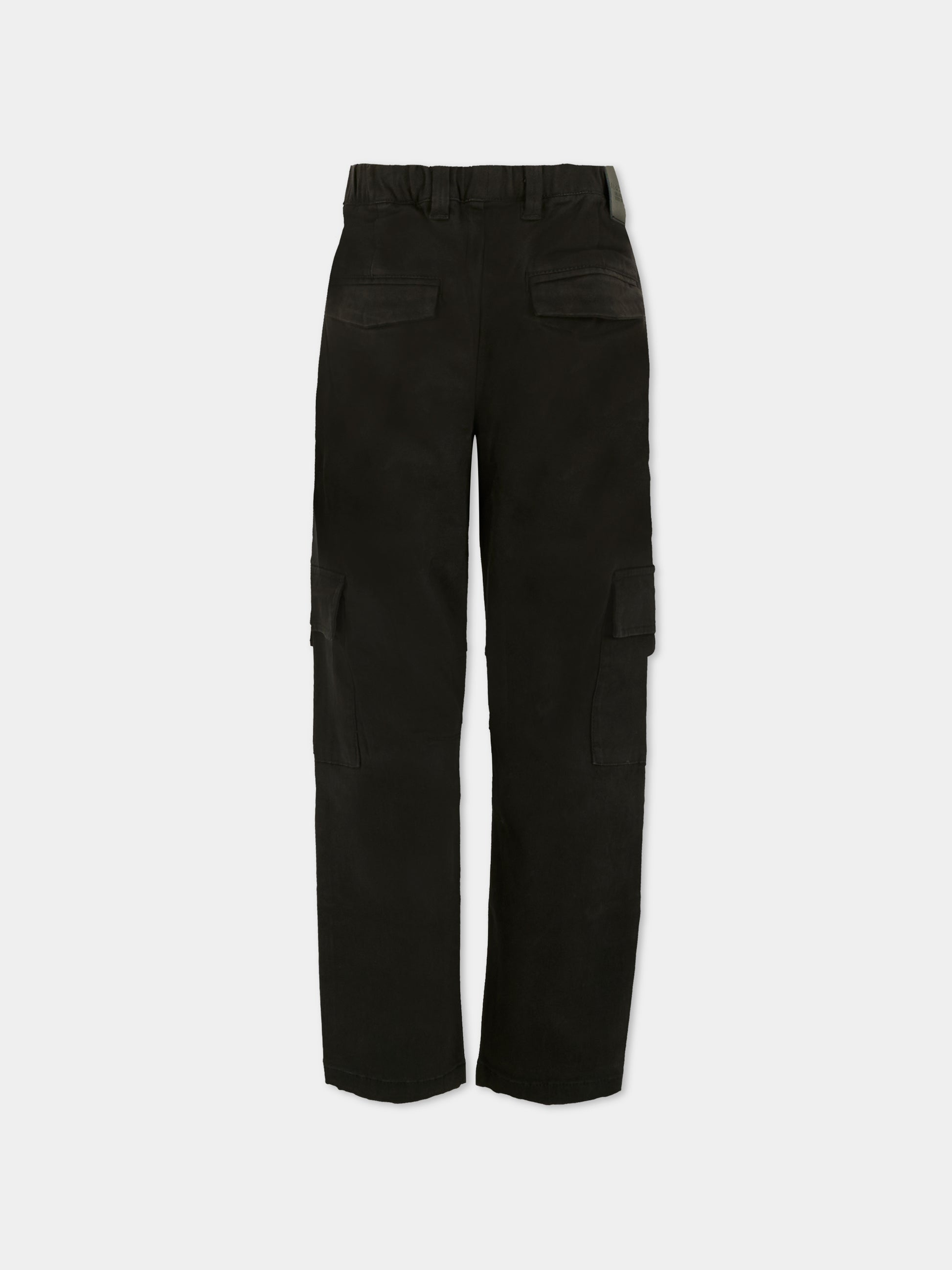 Pantaloni neri per bambino con logo,Richmond,RBA25244PA BLACK