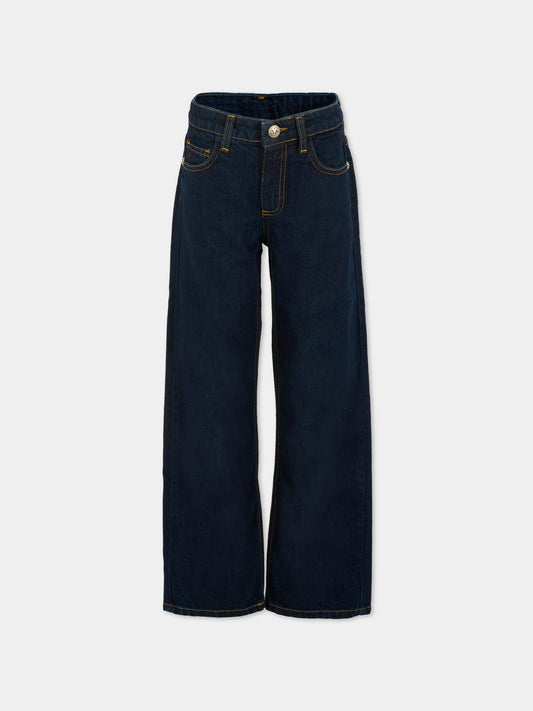 Jeans denim per bambino con logo,Richmond,RBA25226JE DENIM BLUE MEDIUM