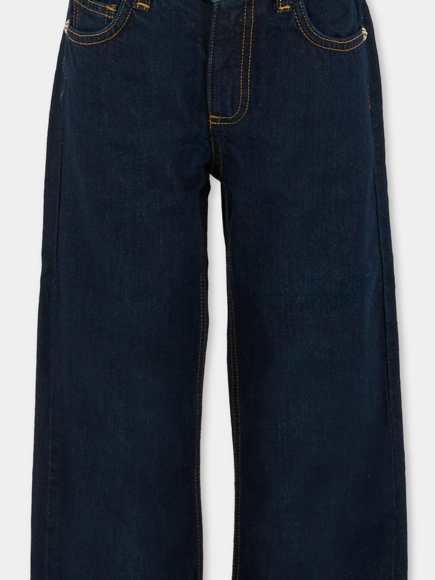 Jeans denim per bambino con logo,Richmond,RBA25226JE DENIM BLUE MEDIUM