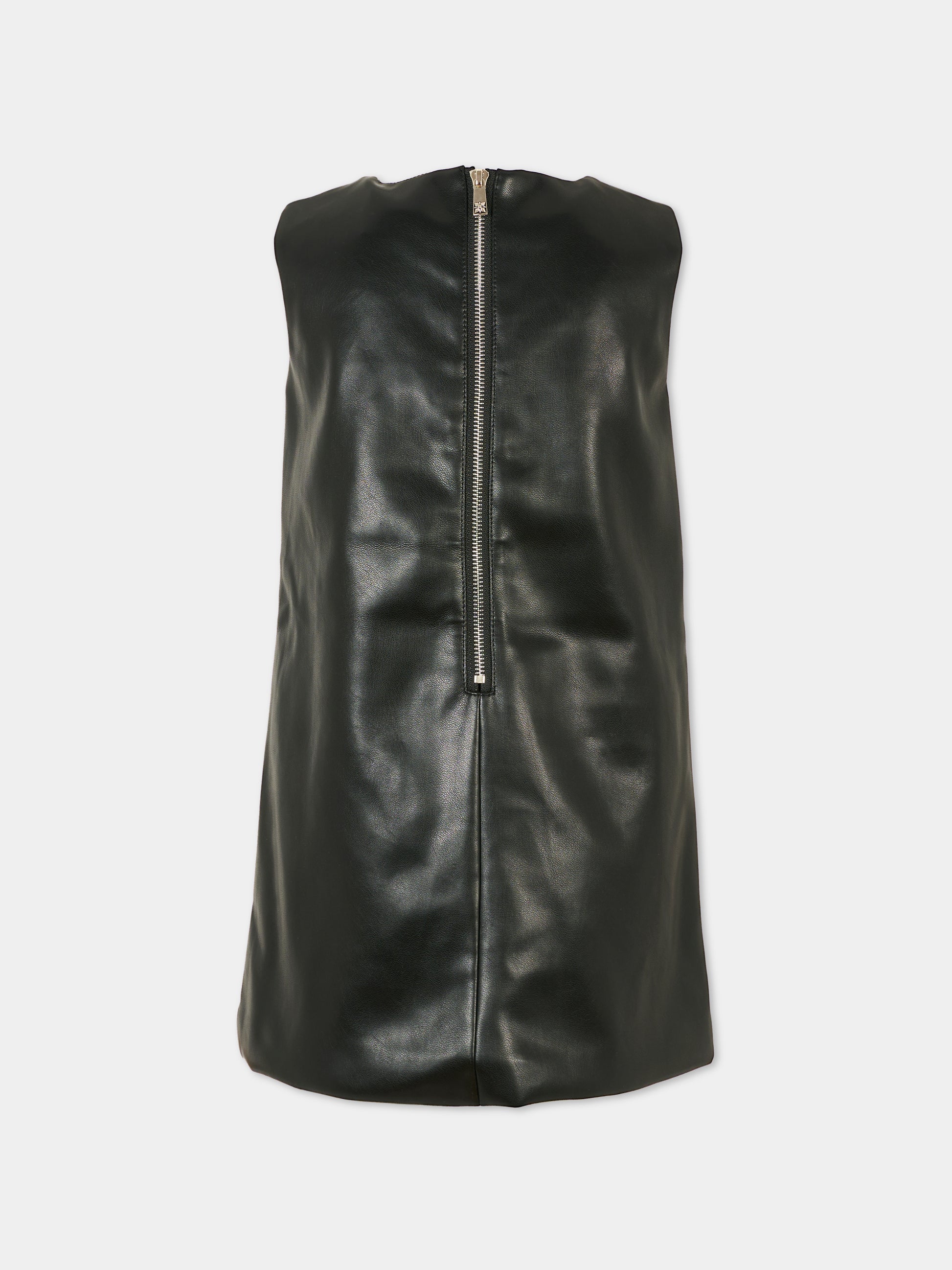 Vestito nero per bambina con borchie,Richmond,RGA25209VE BLACK