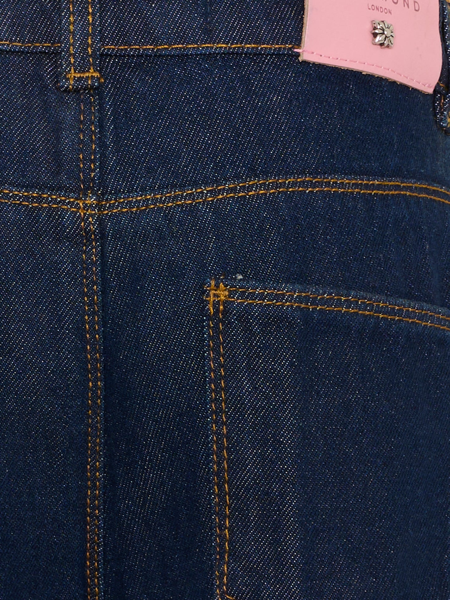 Jeans denim per bambina con logo,Richmond,RGA25021JE DENIM BLUE DARK